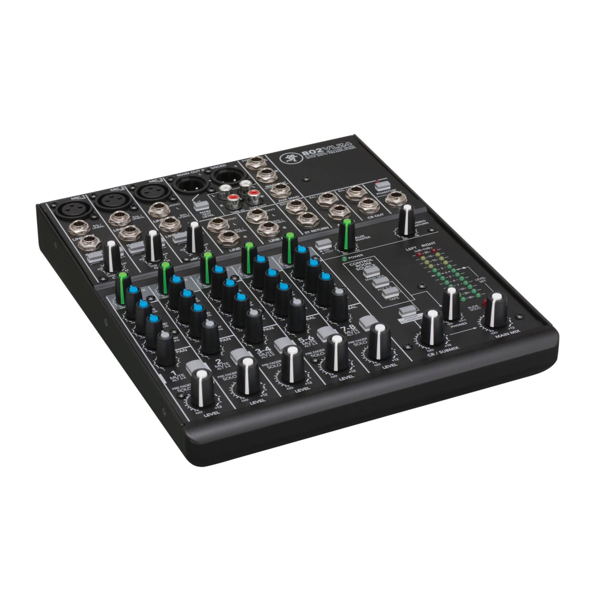 Mackie 802Vlz4, 8 Channel Ultra Compact Mixer With High Quality Onyx Preamps