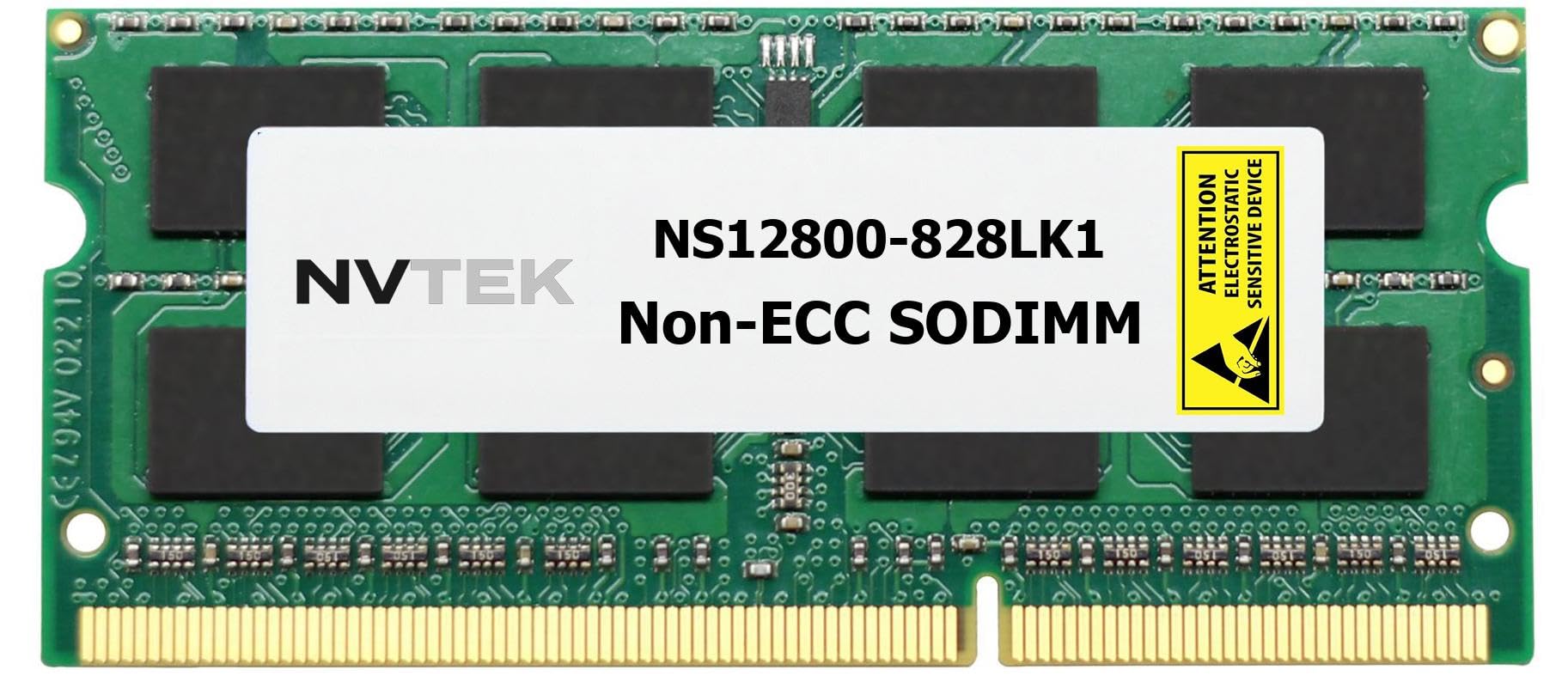 Nvtek 8Gb (1X8Gb) Ddr3 1600Mhz Pc3 12800 2Rx8 1.35V 204 Pin Non Ecc Sodimm Laptop Pc Computer Memory