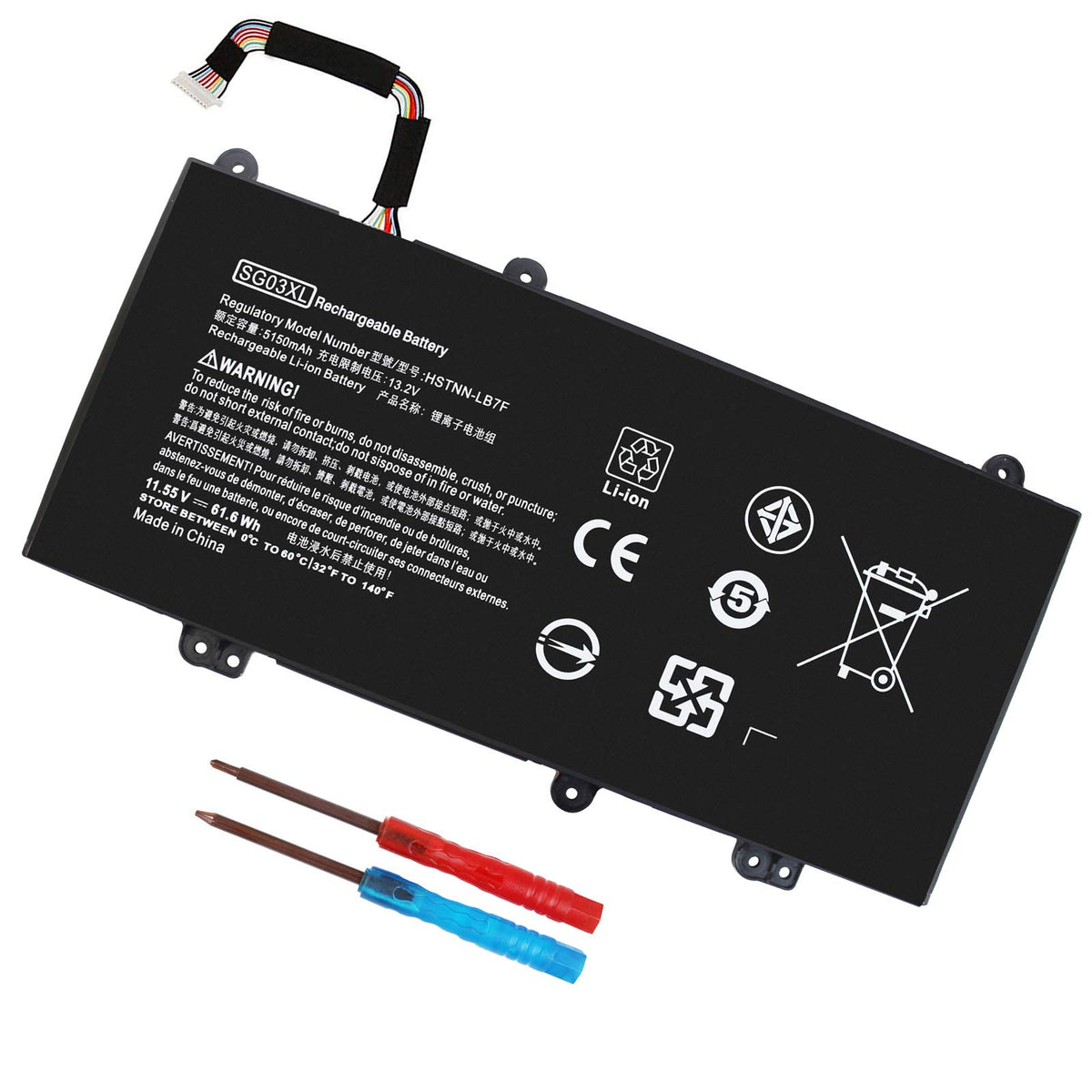 Sg03Xl 849048 421 849314 850 Laptop Battery For Hp Envy M7 17T U100 Series M7 U109Dx M7 U009Dx 17 U011Nr W2K87Ua 17 U110Nr W289U