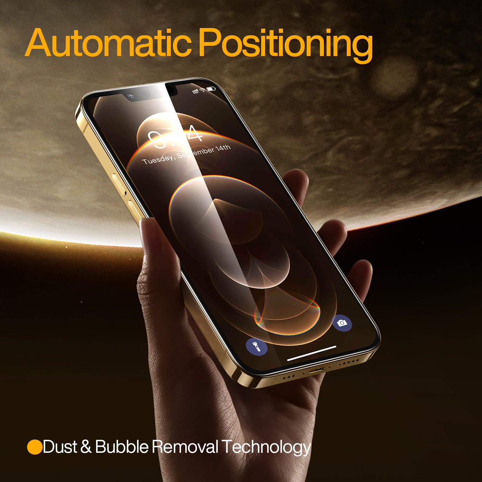 Smartdevil 3 Pack Screen Protector For Iphone 12 Pro Max (6.7 Inch) Tempered Glass, Hd Clear Film, Easy Installation, Dust Free