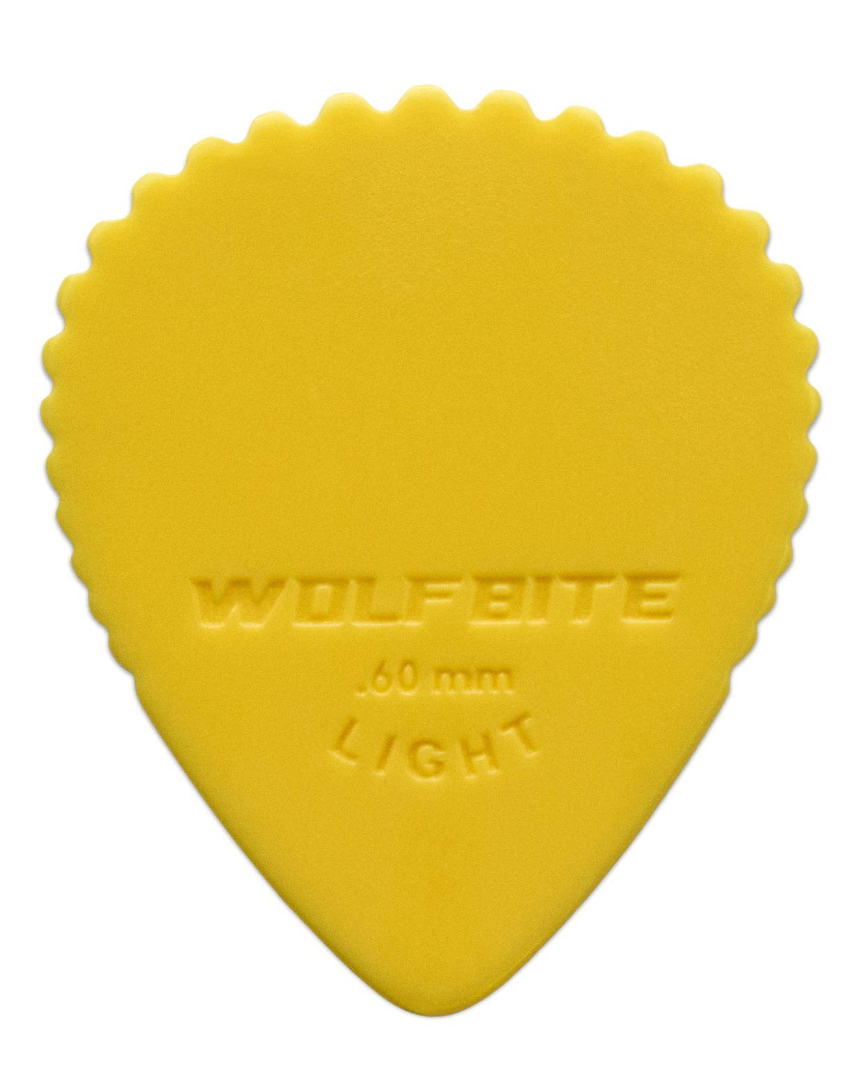 Wolf Bite Guitar Picks | Saw Toothed Edge Guitar Picks   Medium(.75Mm) / Light(.60Mm) Variety 12 Pack
