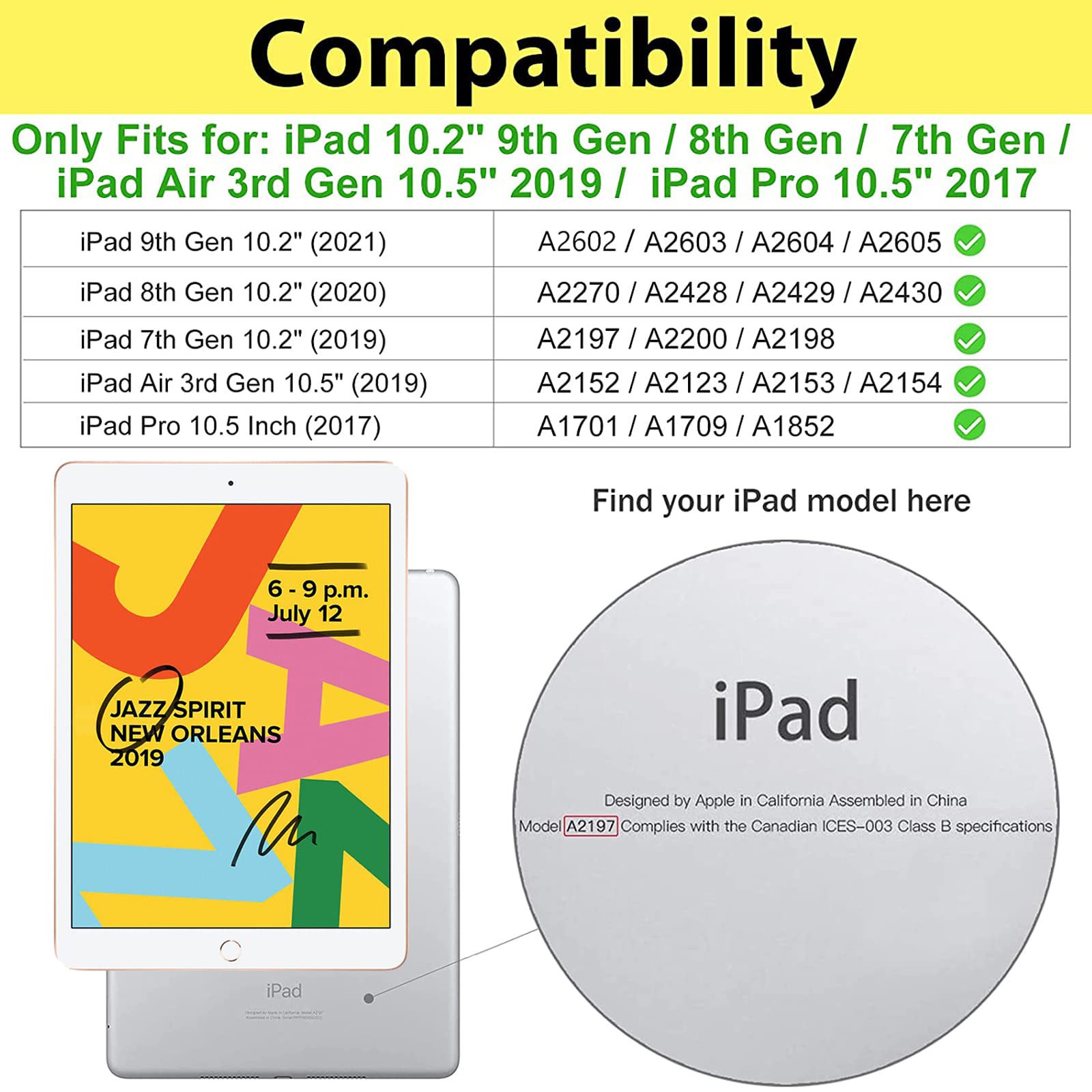 Procase Kids Case For Ipad 9Th Generation/Ipad 8/Ipad 7, Ipad 10.2 Case 2021 2020 2019/Ipad Air 10.5/Ipad Pro 10.5 Kids Case, Sh