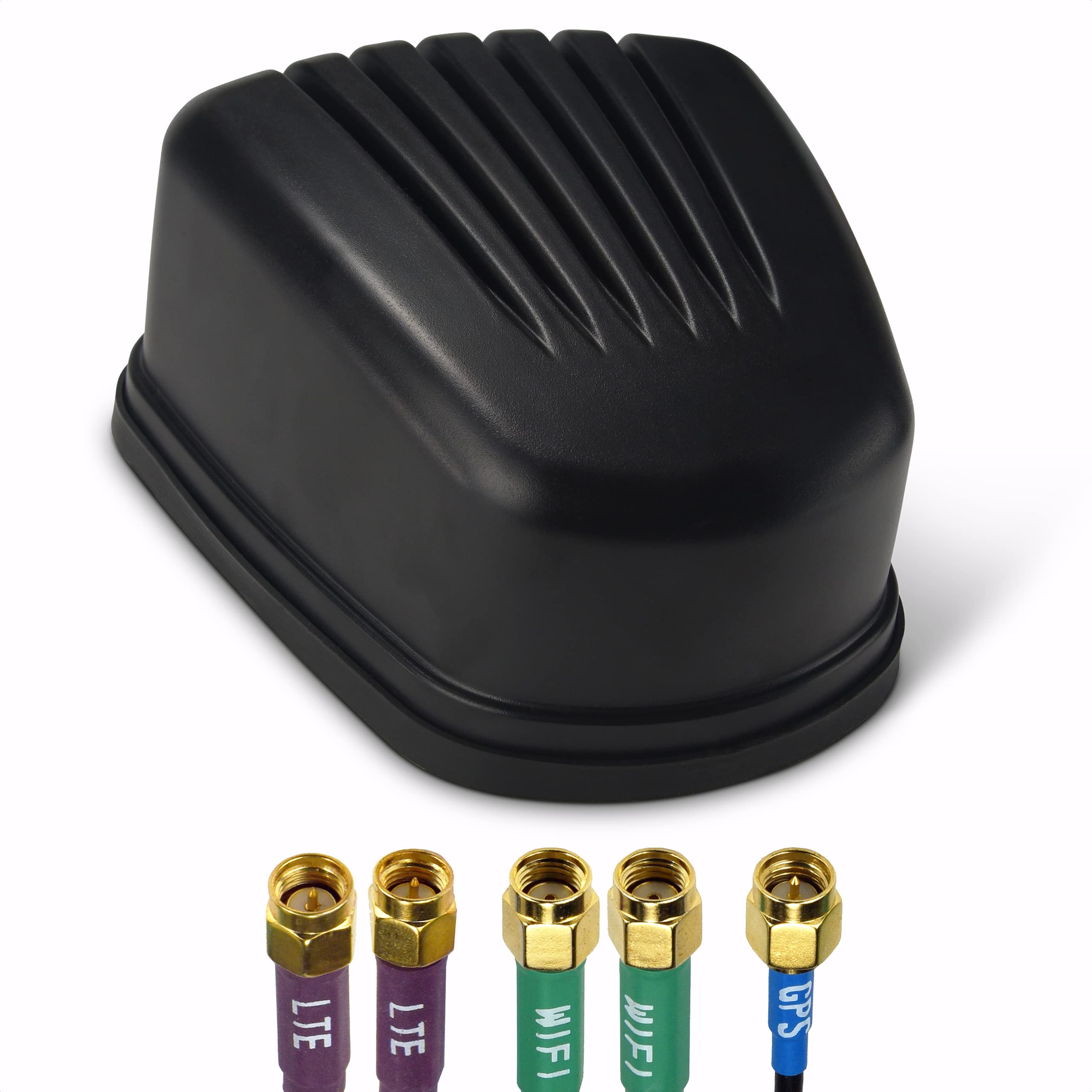 Proxicast 5 In 1 Pro Grade Low Profile 2X2 Mimo 4G/5G + Wi Fi + Gps Screw Mount Combination Vehicle Antenna Compatible With Crad