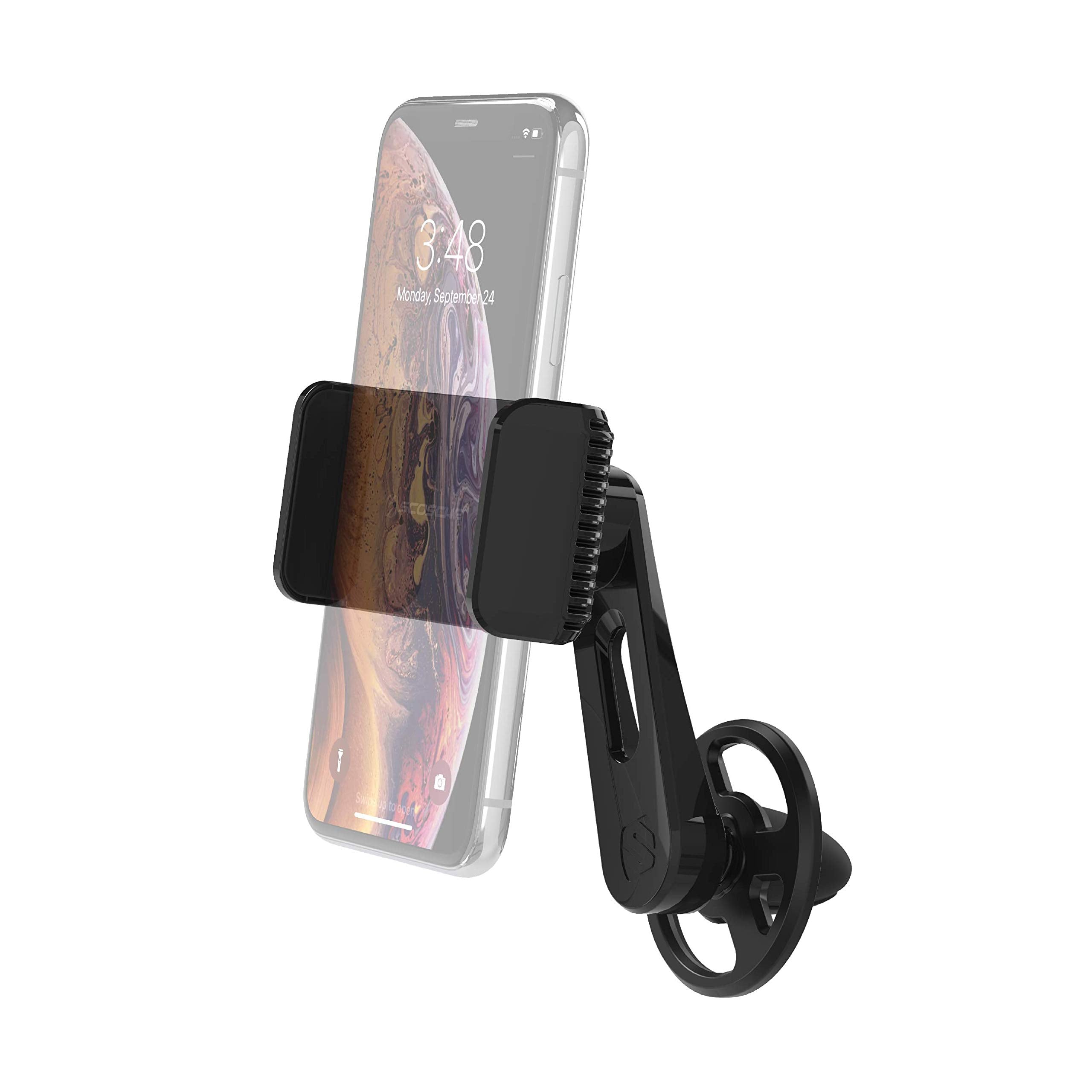 Scosche Vp2M Sp Universal Freeflow Vent/Dash Mount Cell Phone Holder, 2 In 1 Portable, Adjustable 360 Mobile Device Mount, Vent