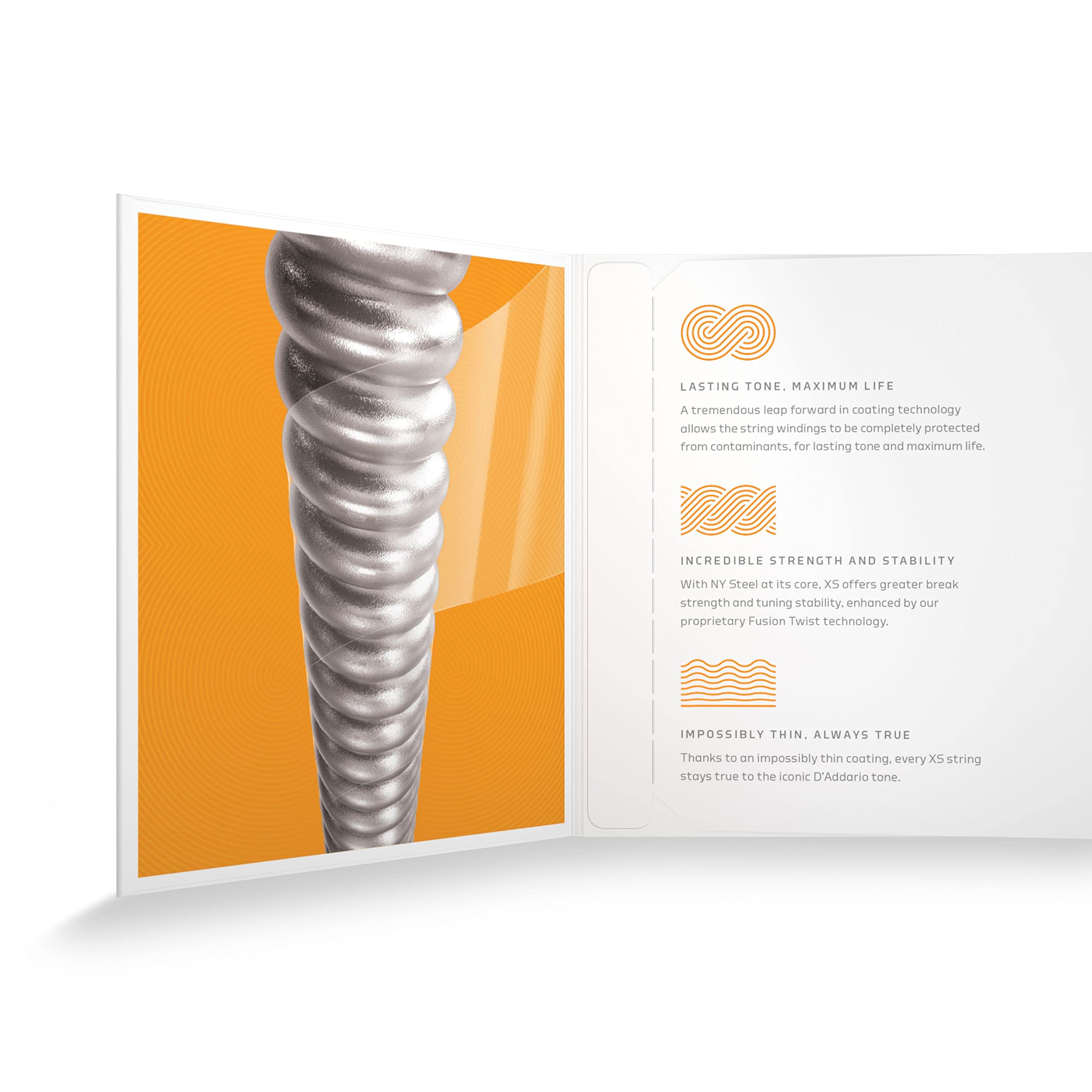 Daddario Electric Guitar Strings, Xs Nickel Coated, Xse1046, Regular Light Gauge 10-46, 6-String Set, Pack Of 1