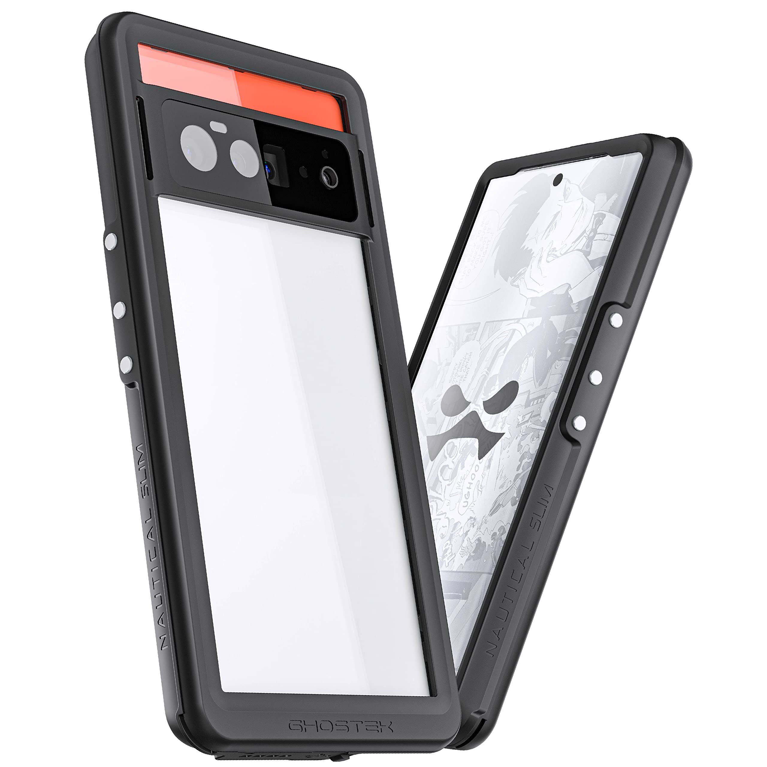Ghostek Nautical Slim Pixel 6 Case Waterproof With Screen Protector And Camera Lens Cover Built In Tough Heavy Duty Shockproof P