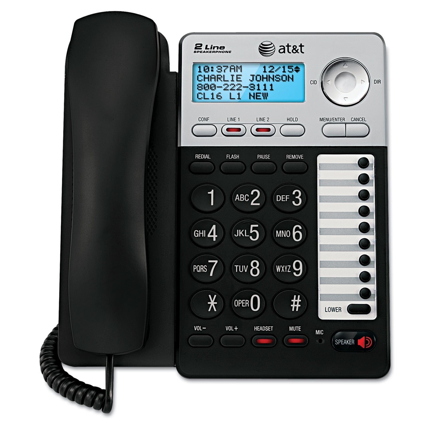 AT&T ML17929 ML17929 Two-Line Corded Speakerphone (ATTML17929)
