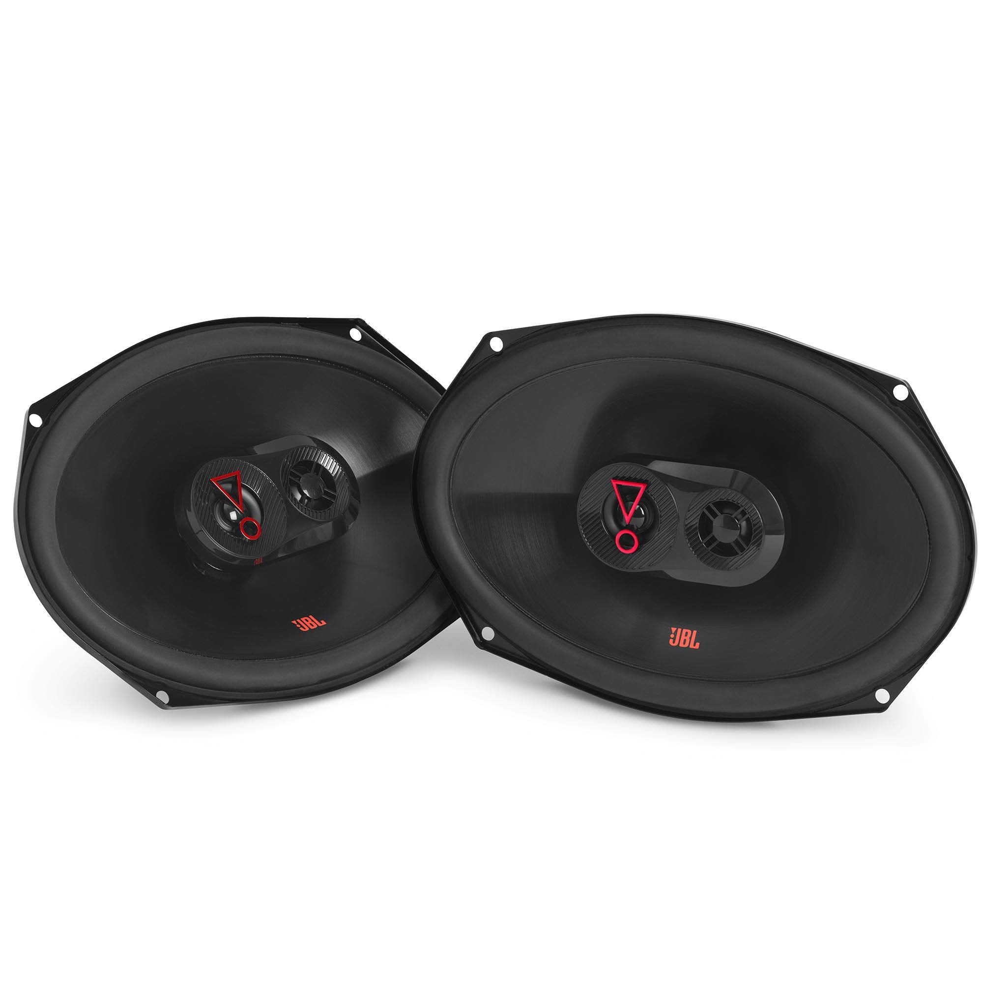 JBL Stage 39637F - 6    x 9    Three-way car audio speaker, No Grill, Black
