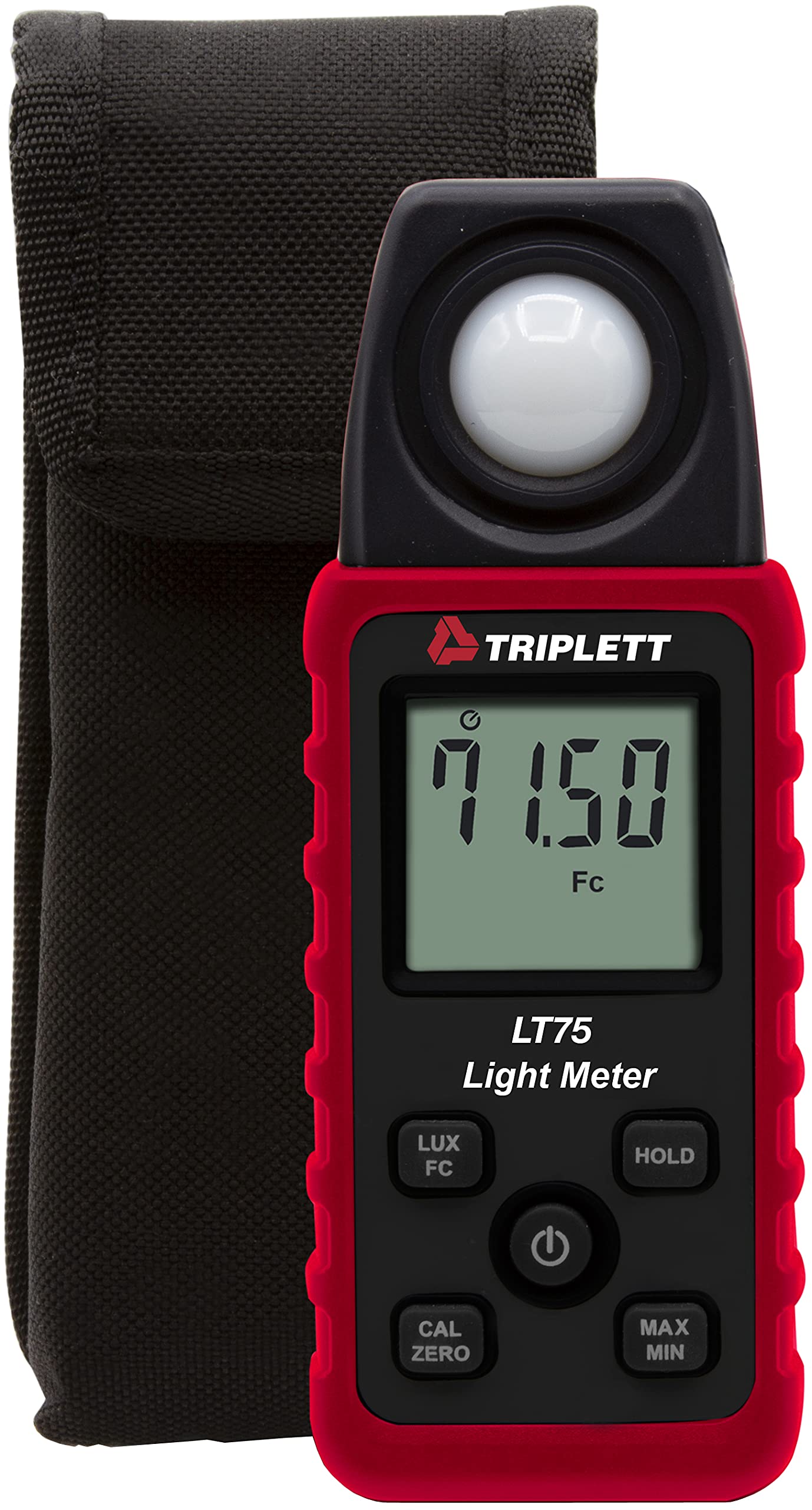 Triplett Lt75 Digital Light Meter Up To 400,000 Lux / 40,000 Fc