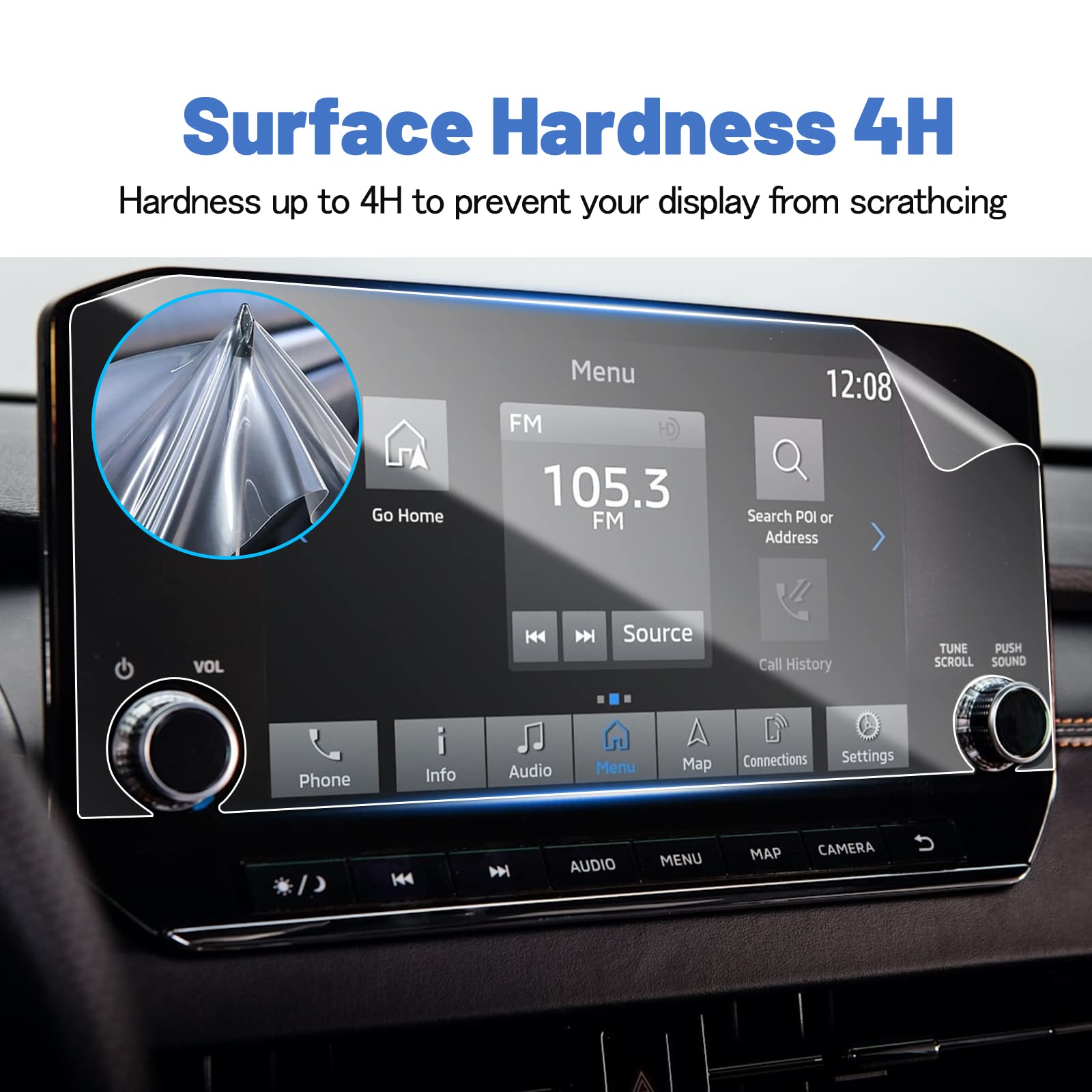 Shaohao 2Pcs For 2024 2025 Mitsubishi Outlander Screen Protector Fit For 2022 2025 Mitsubishi Outlander Accessories (Se/Sel/Se Black Edition/Sel Black Edition/Black Edition) 9' Hd Clear Screen Cover