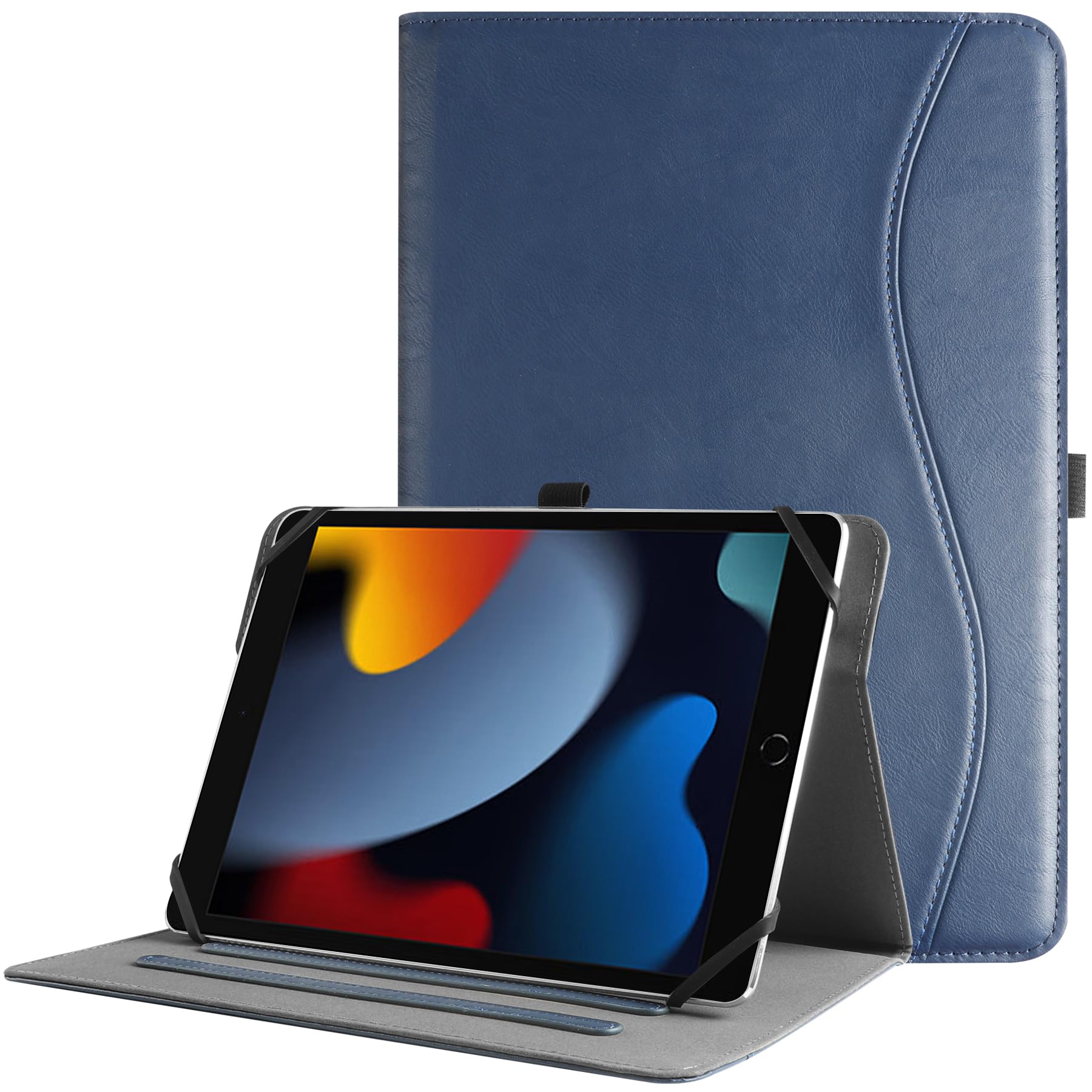 Hgwalp Universal Tablet Case 9'',9.7'',10.1'',10.2'',10.5'',Tablet 10 Inch Case,Stand Folio Protective Cover With Pocket For Tcl