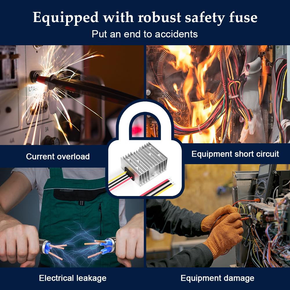 Dc 12V/24V/36V To Dc 5V (Accept Dc 8 40V Inputs) Truck Car Step Down Power Adapter Converter Reducer Regulator For Car Electroni