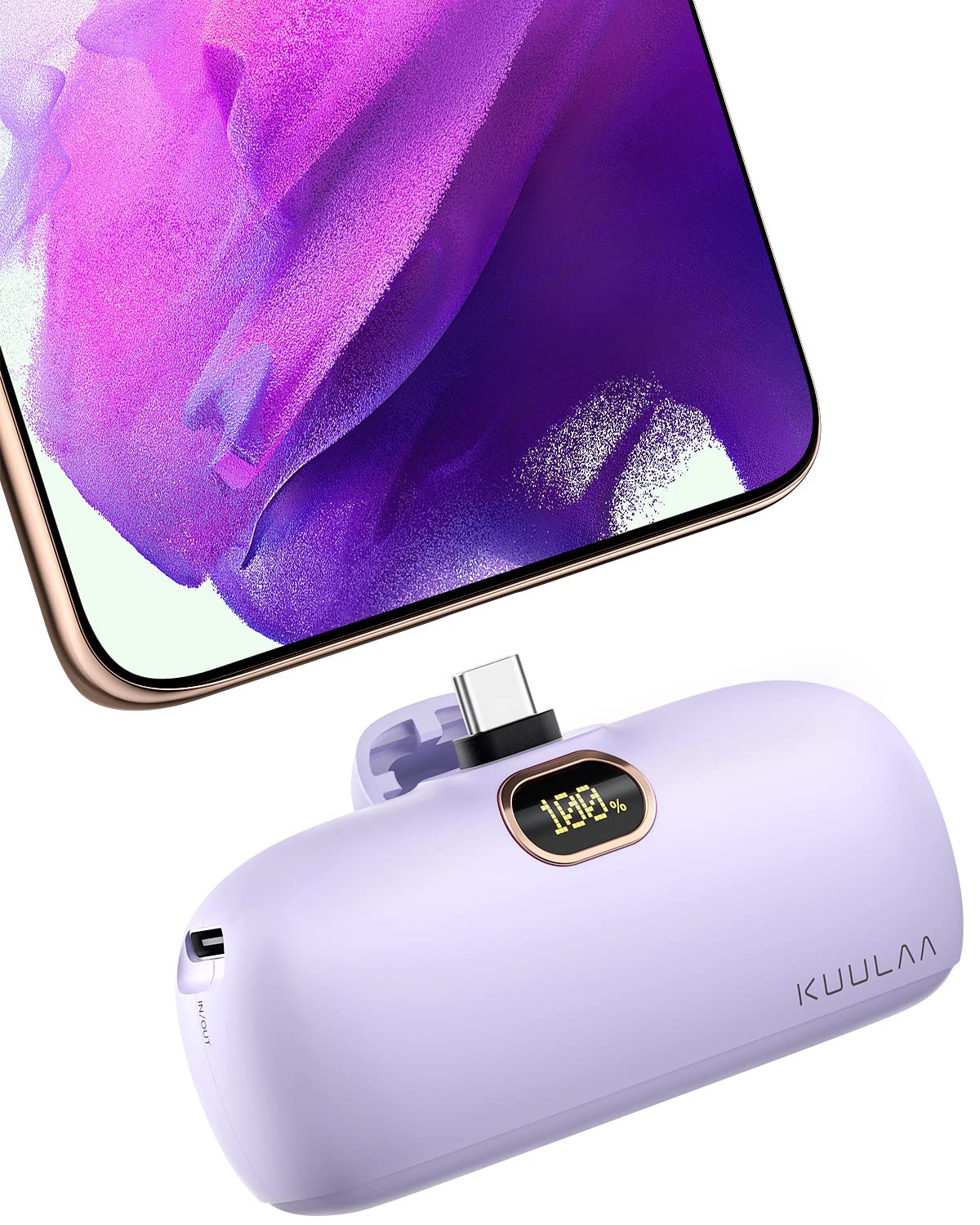 Kuulaa Portable Charger Usb C Power Bank 5000Mah Portable Phone Charger Android 20W Pd 18W Qc 3.0 Fast Portable Battery Pack Com