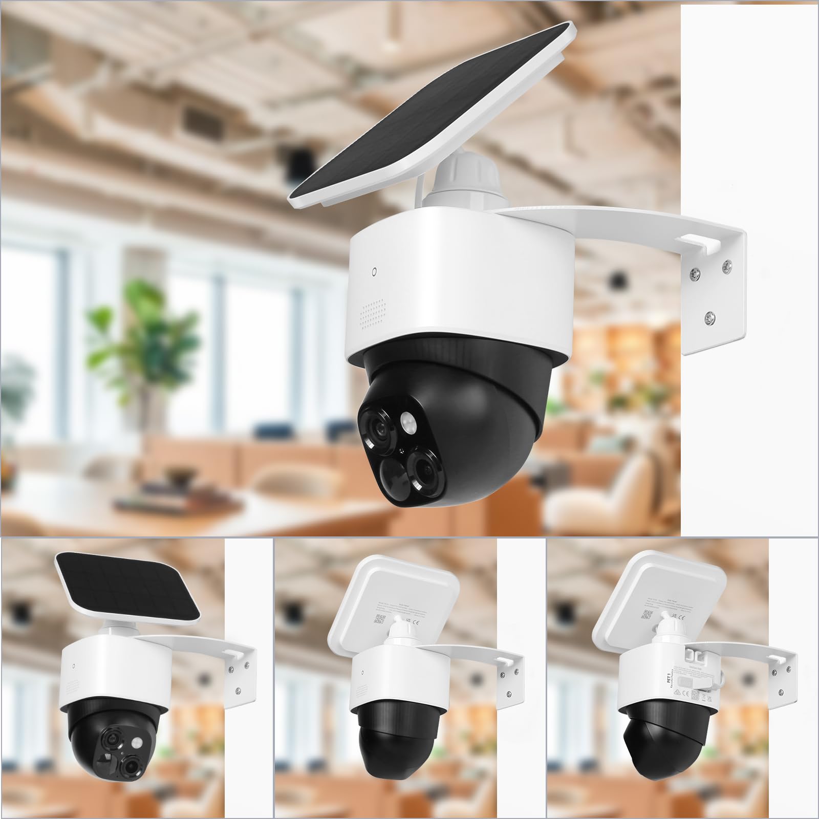 Uogw Corner Wall Mount Bracket For Eufy Security Solocam S340 And And Solocam E30,Maximum Coverage Of 270� On Both Sides Of The House,Extended Corners Mount For Eufy Camera Get The Best View