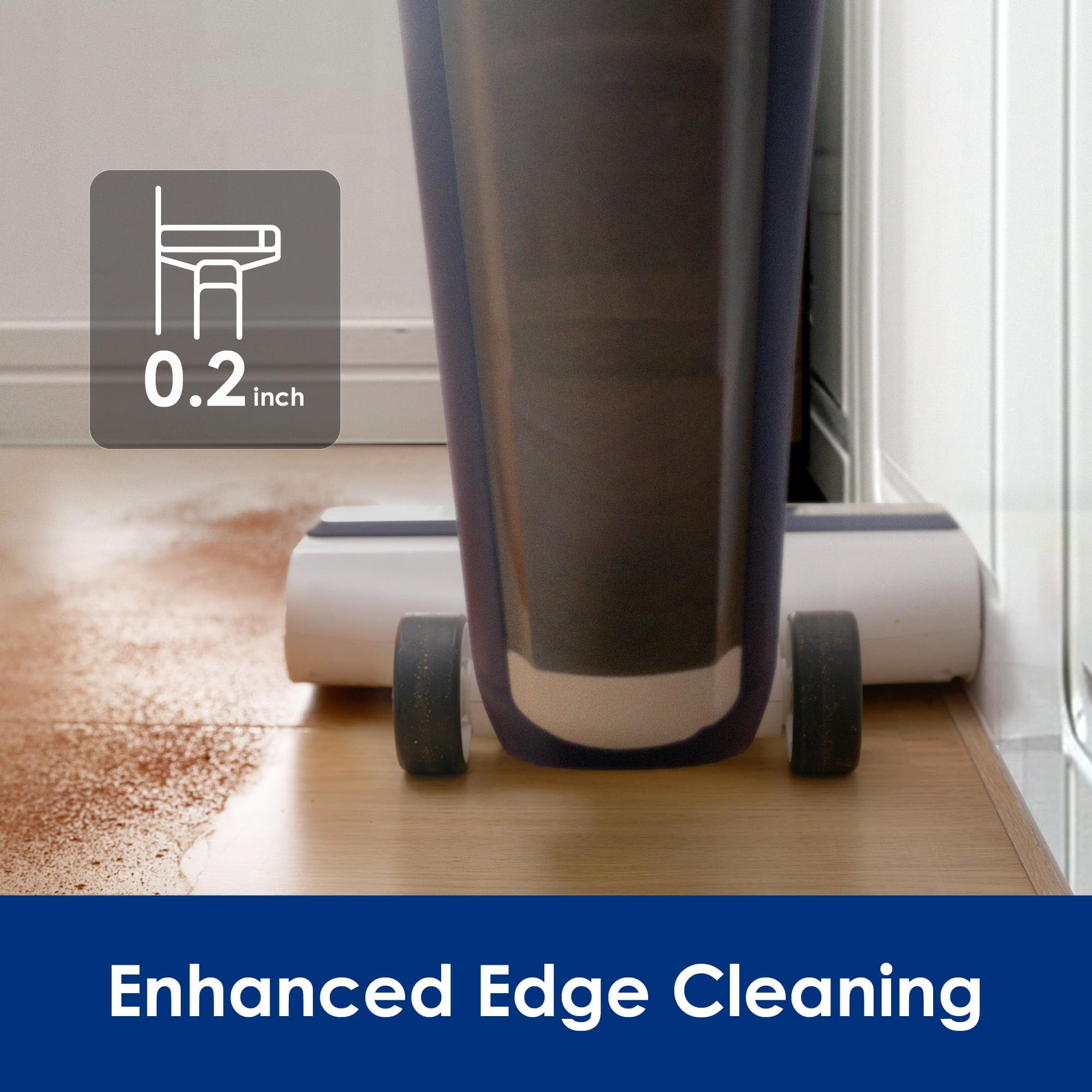 Tineco iFLOOR 5 Breeze Cordless Wet Dry Vacuum - Lightweight, Auto Self-Cleaning, White