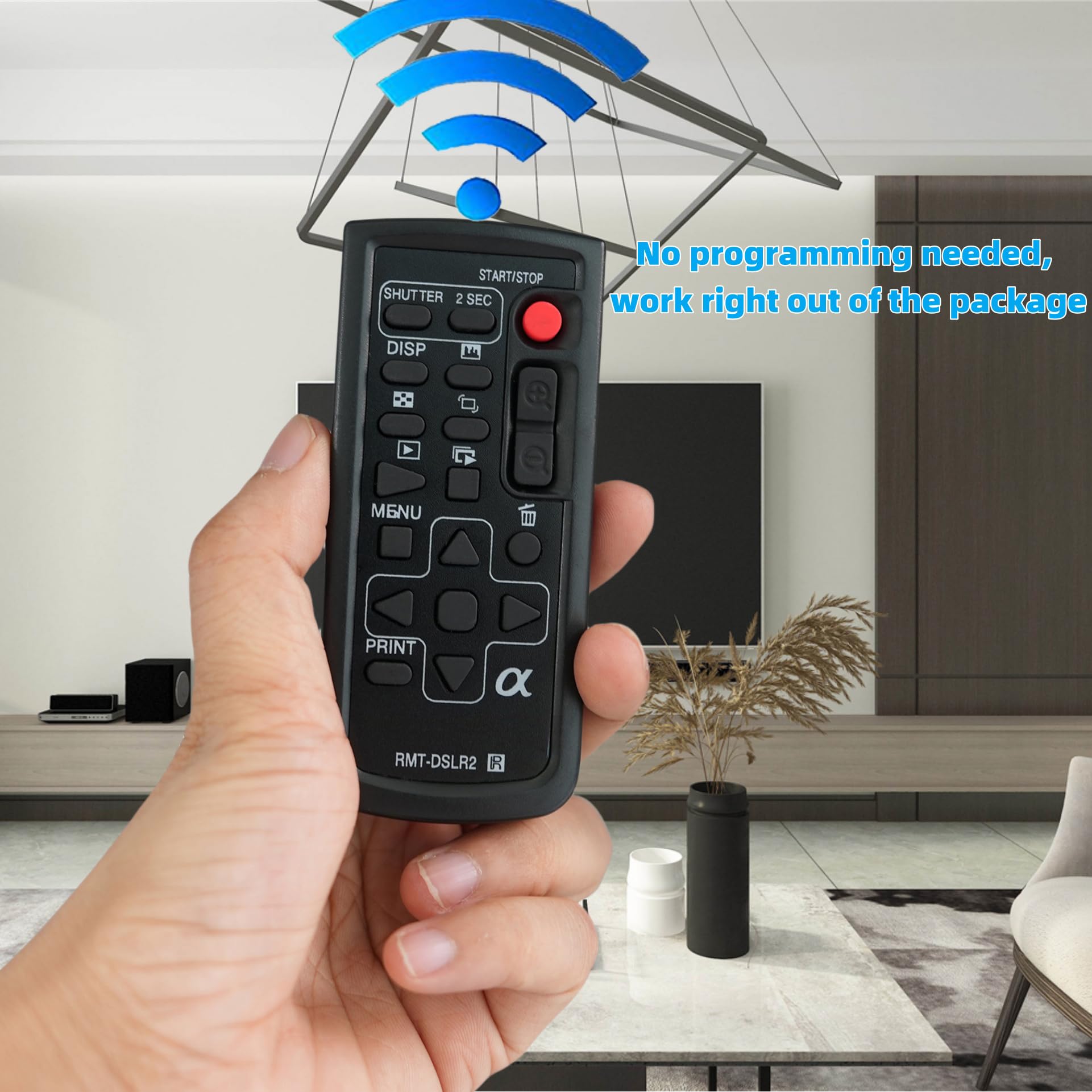 Replacement Remote Control Rmt-Dslr2 Compatiblle For Sony Interchangeable Lens Digital Camera Rmt-Dslr2 A6500 A6300 A6000 Nex-7