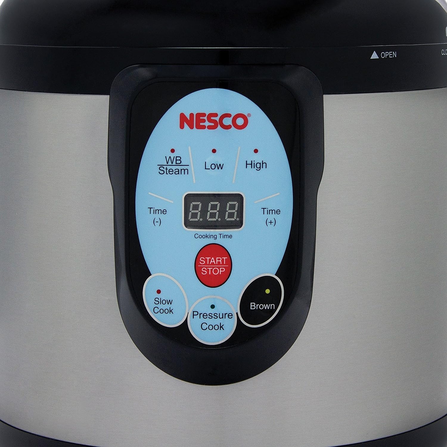 Nesco Npc 9 Smart Electric Pressure Cooker And Canner, 9.5 Quart, Stainless Steel