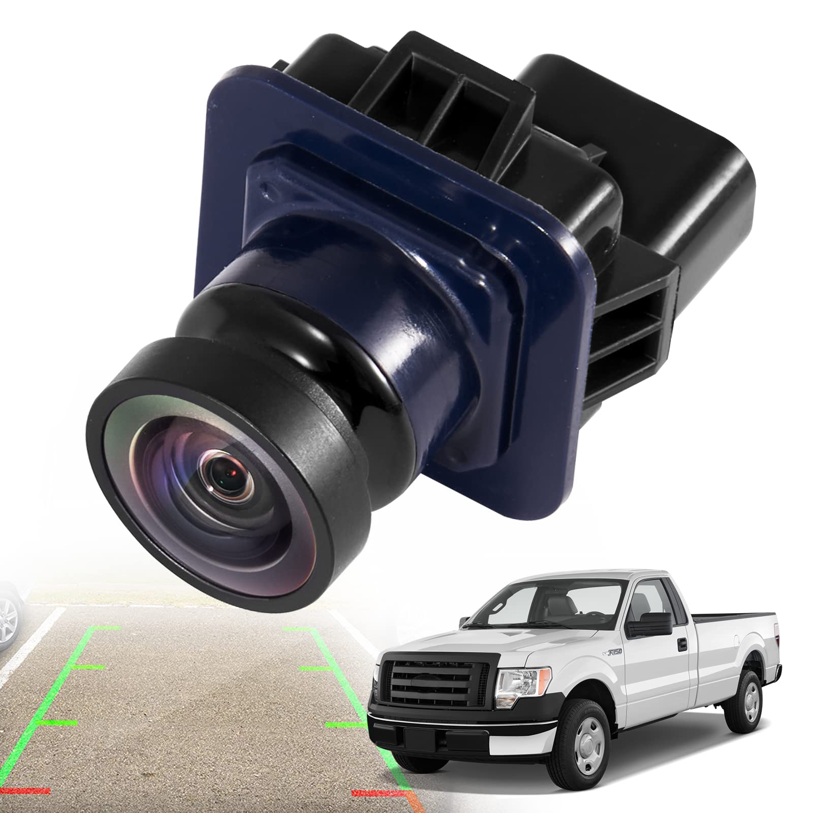 Autobaba Rear View Back Up Camera Compatible With 2010-2014 Ford F150 F-150 2015-2020 Mustang 2015-2019 Lincoln Mkc Reversing Park Assist Backup Camera Replacement Part# El3Z-19G490-D  Bl3Z-19G490-B -Like New