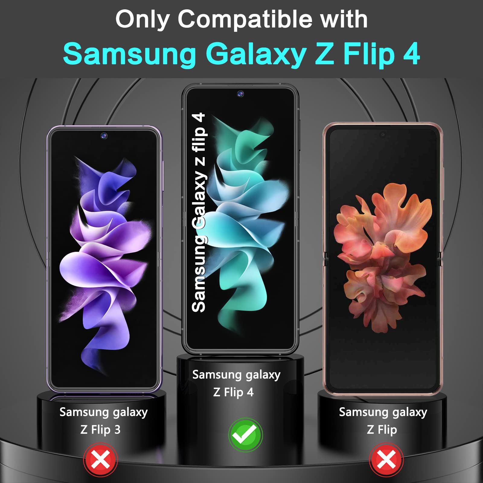 Lywhl [3 Pack] For Samsung Galaxy Z Flip 4 5G Screen Protector, Premium Quality Soft Epu (Not Glass) Hd Clarity Protective Film