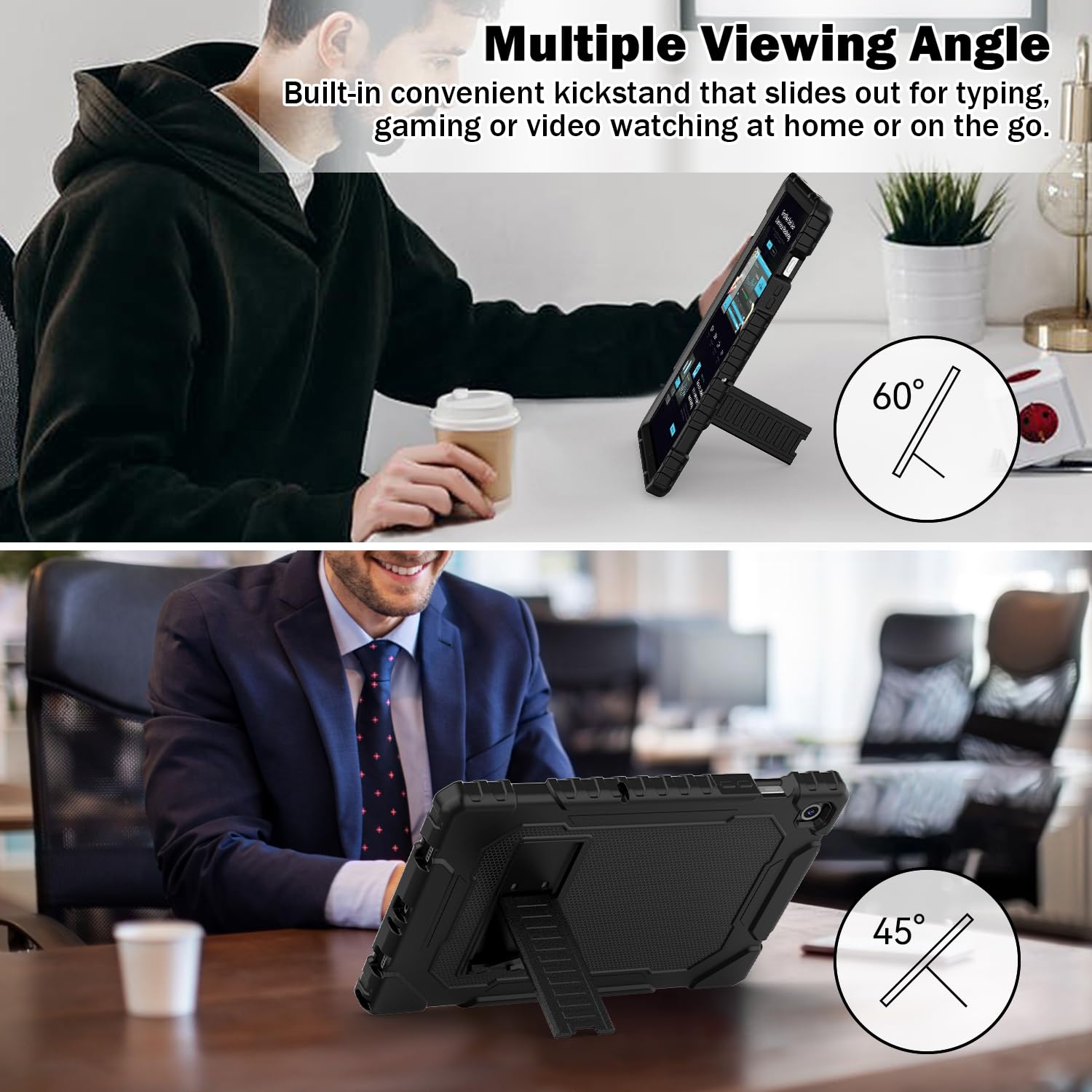 Grifobes For Samsung Galaxy Tab A9 Plus 11 Inch 2023 Cases, Heavy Duty Shockproof Rugged Cover For New Samsung Tablet A9+ 11 / 1