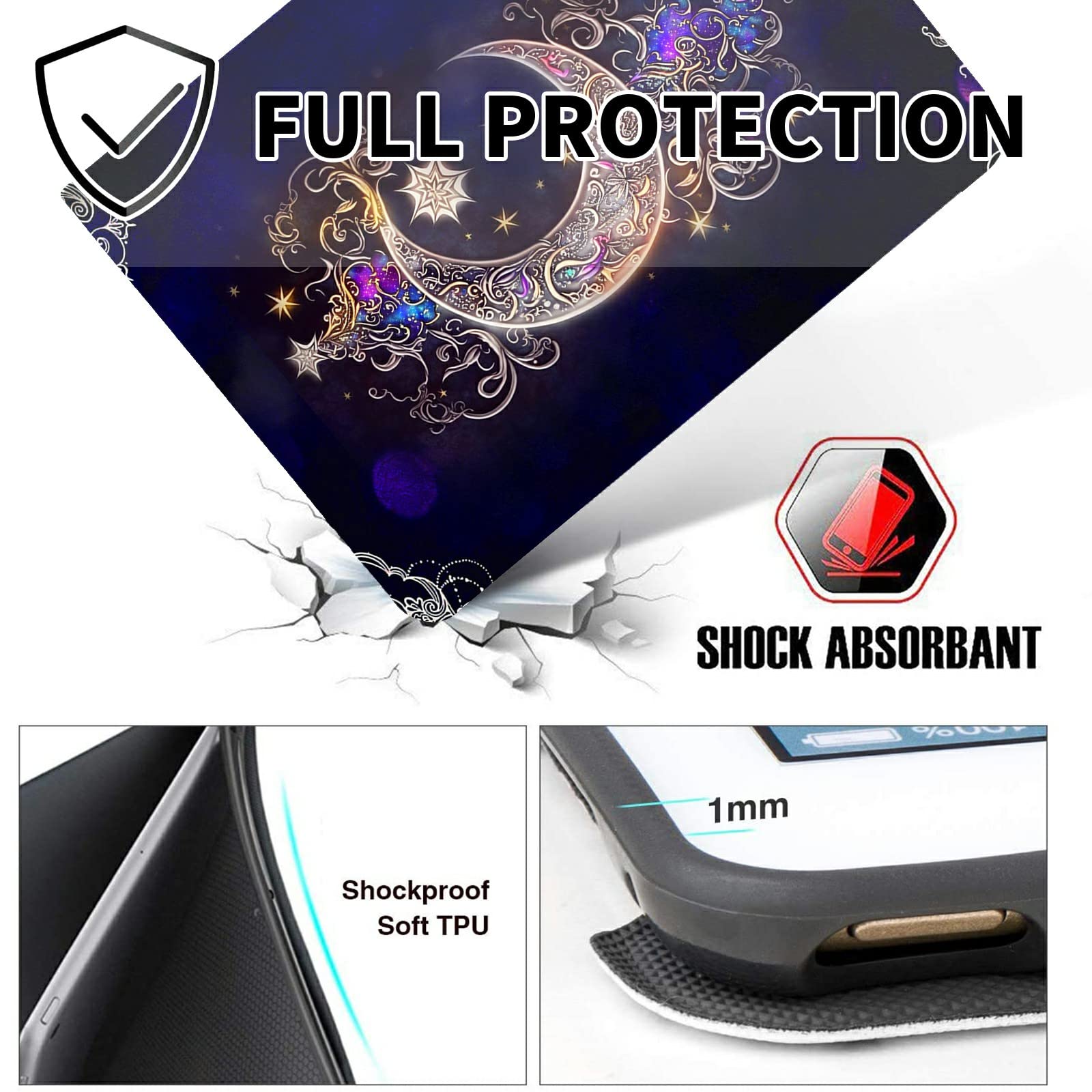 For Kindle Paperwhite 11Th Generation 2021 Release Case,Shockproof Slim Pu Leather Stand Cover With Auto Sleep/Wake For Kids Tee