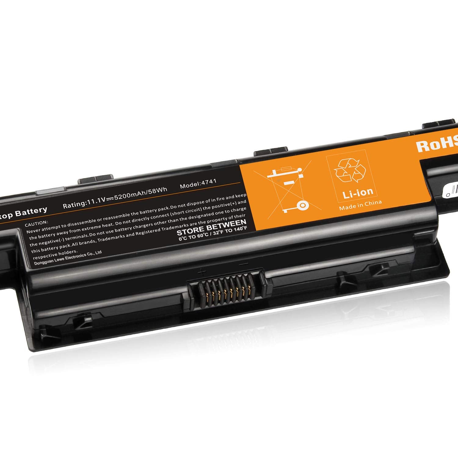 58Wh As10D51 Laptop Battery For Acer/Gateway As10D31 As10D3E As10D41 As10D56 As10D61 As10D71 As10D75 As10D81 31Cr19/65 2 31Cr19/