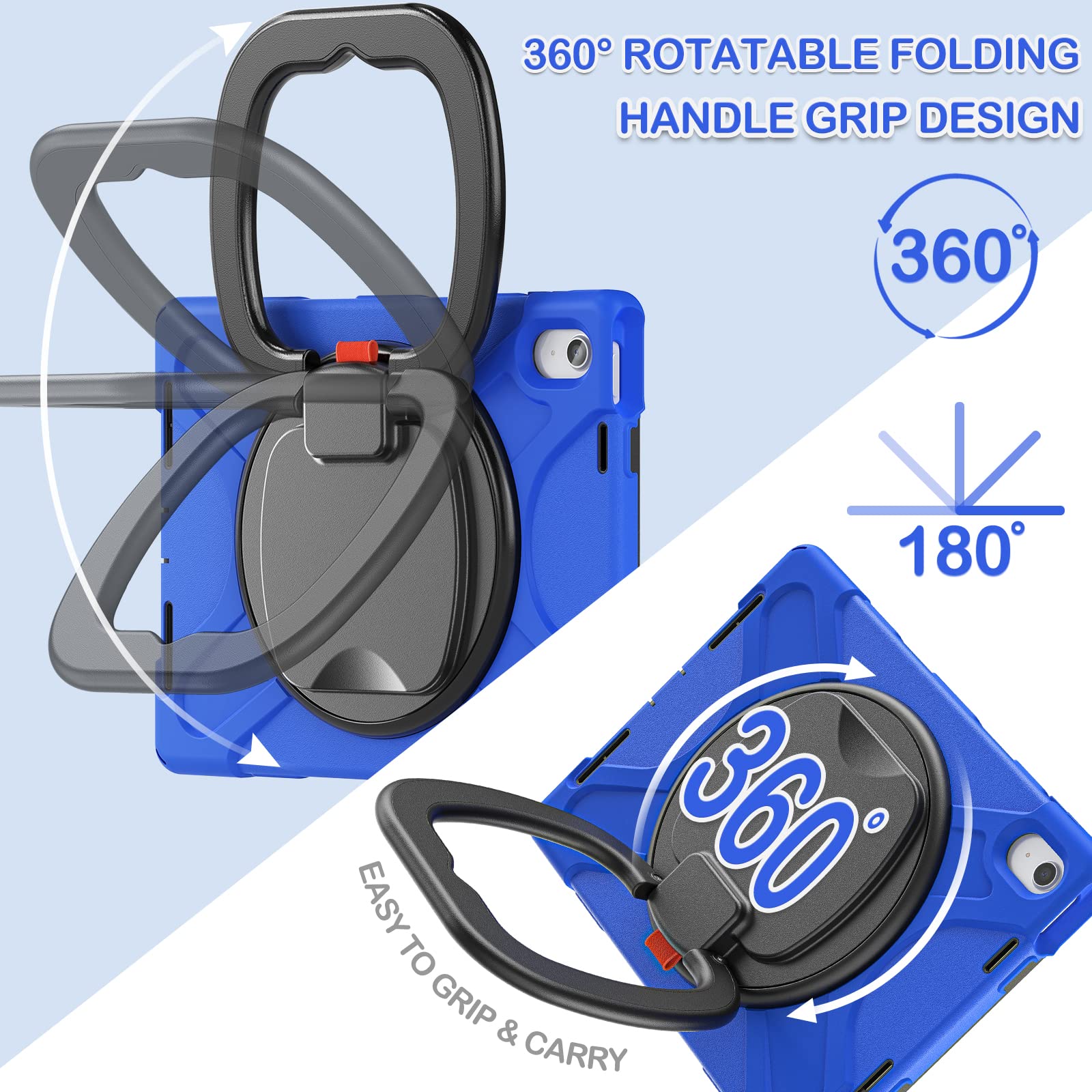 Batyue Case For Ipad 10Th Generation   Shockproof Protection Cover For 2022 10.9 Inch Ipad (10Th Generation) With Screen Protect