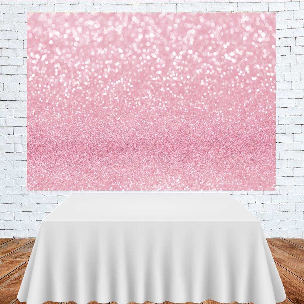 Lofaris Pink Bokeh Photography Backdrop Shinny Spots Sparkle Abstract Halos Background Newborn Baby Shower Birthday Party Decora