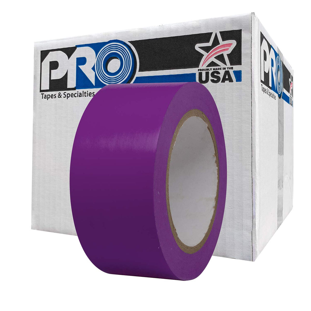 Pro Tapes  Specialties Pro 50 Premium Vinyl Safety Marking And Dance Floor Splicing Tape, 6 Mils Thick, 36 Yds Length X 2 Width,