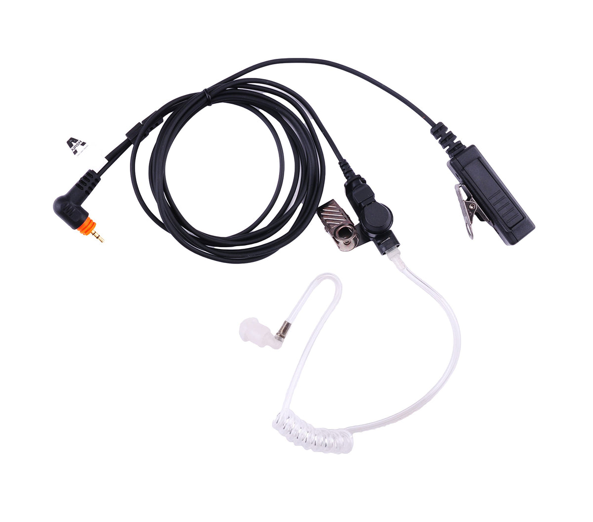 Airsn Earpiece Headset Compatible With Sl300 Sl7550 7580 Sl4000 Sl3500E Sl1K Sl1M Walkie Talkie 2 Way Radio,With Acoustic Tube Earpiece And Mic Ptt (1 Pack)