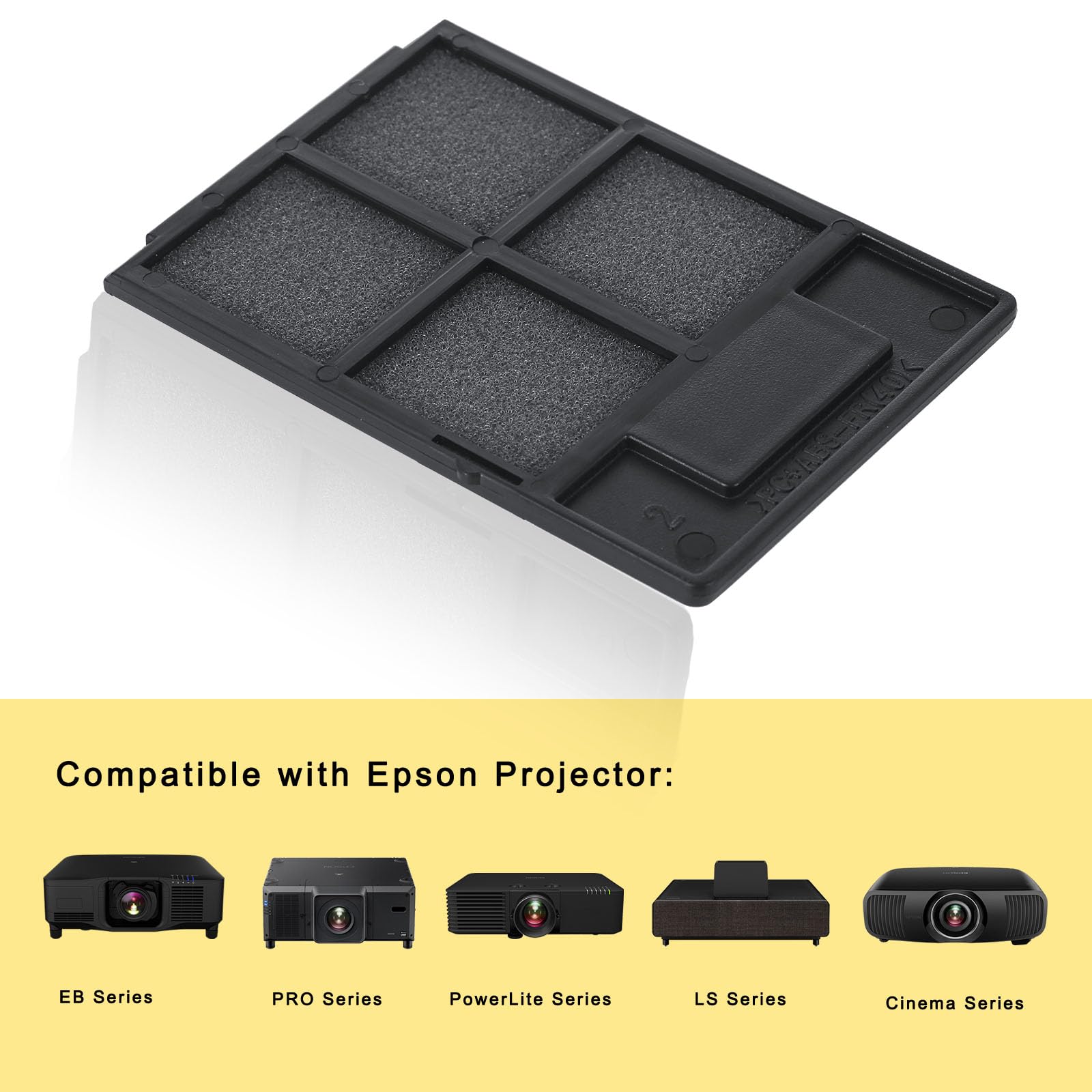 Replacement Elpaf13 V13H134A13 Filter For Epson Projector Powerlite Home Cinema 83+ 700 S5 S6 W6 Eb S6 S62 410W Tw420 X6 822 83H