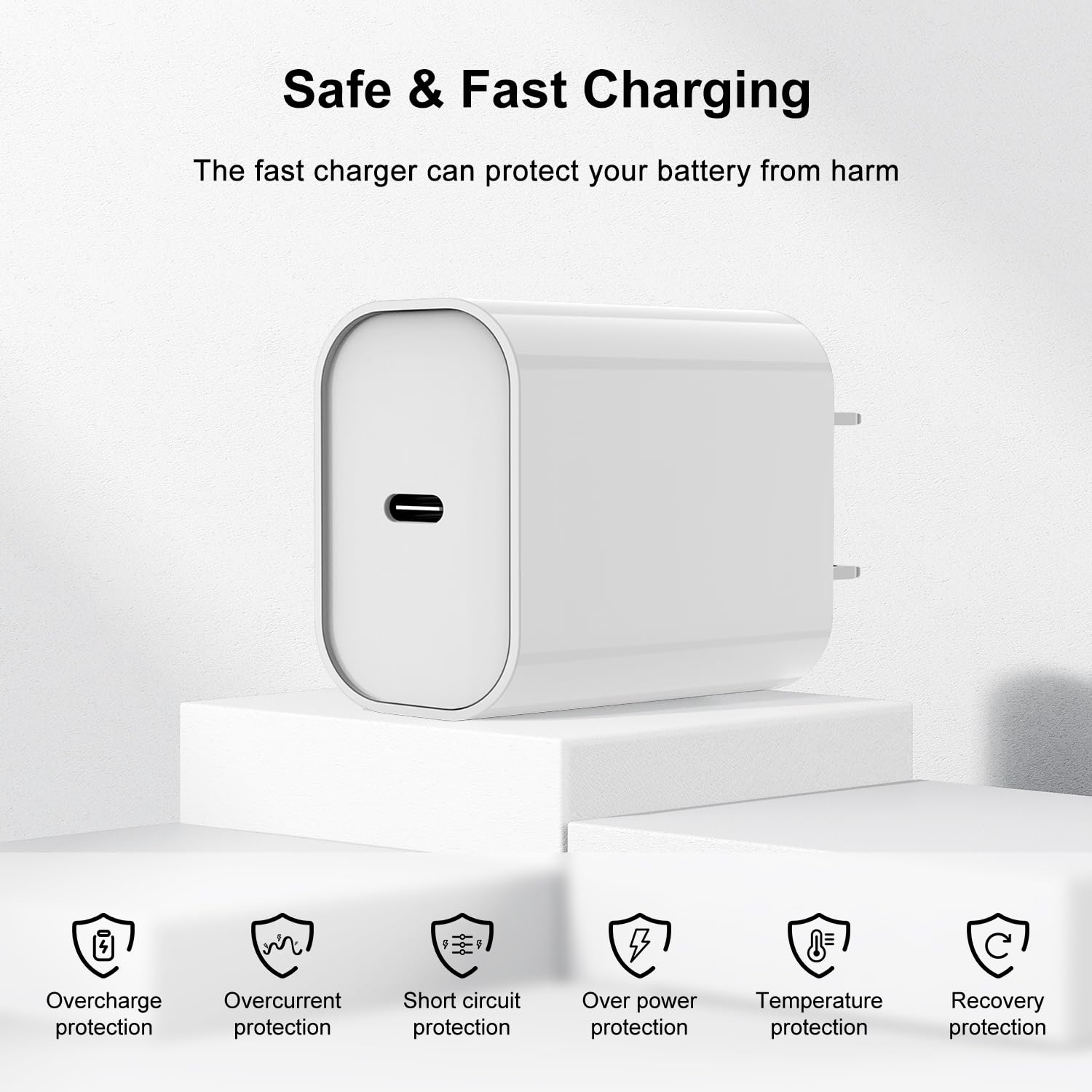 Fast Charger Cable 3Ft For Iphone 14 13 12,Certified Iphone Usb C Charger Fast Charging With 3Ft Type C To Lightning Cable Compa