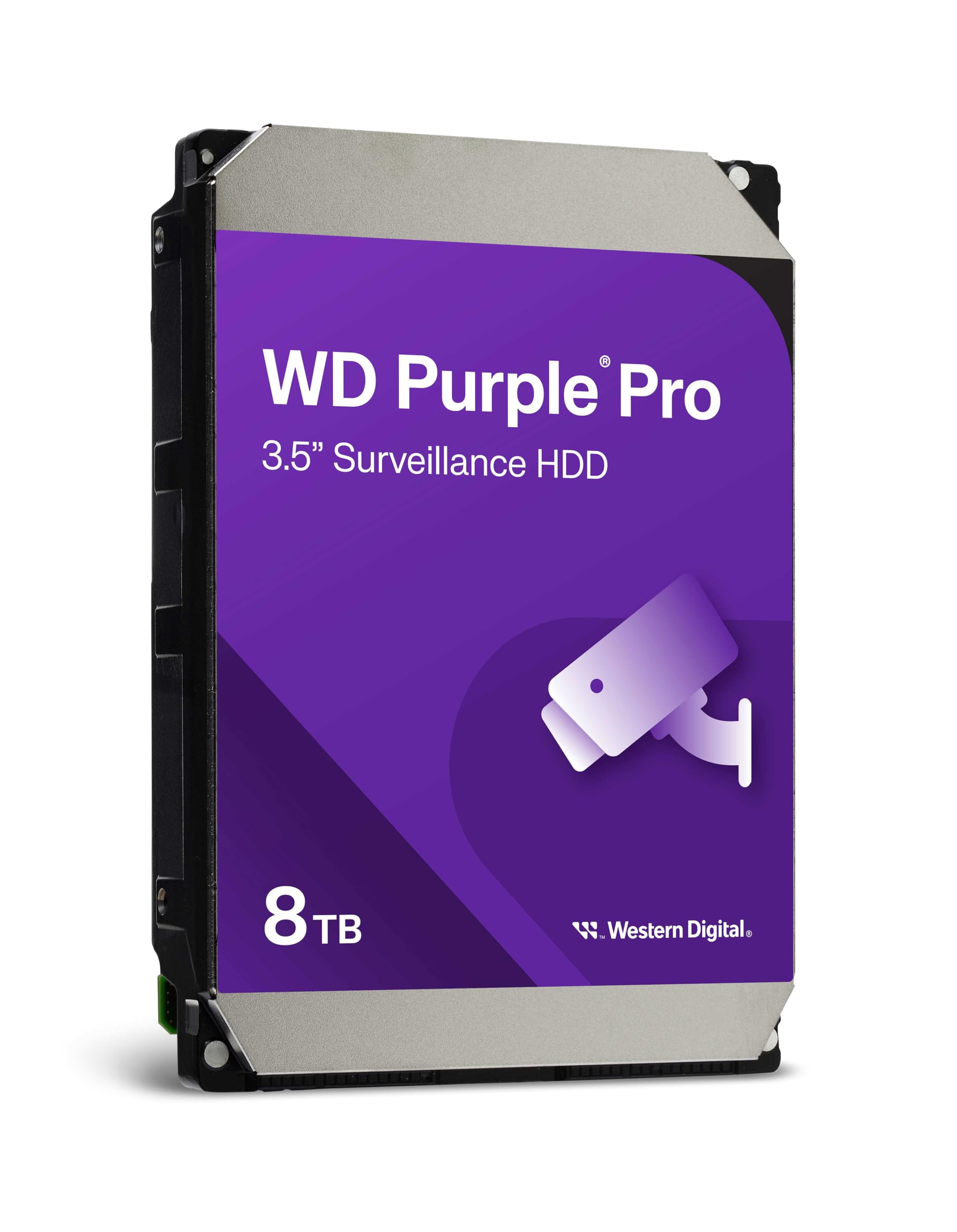 Western Digital 8Tb Wd Purple Pro Surveillance Internal Hard Drive Hdd   Sata 6 Gb/S, 256 Mb Cache, 3.5''   Wd8002Purp