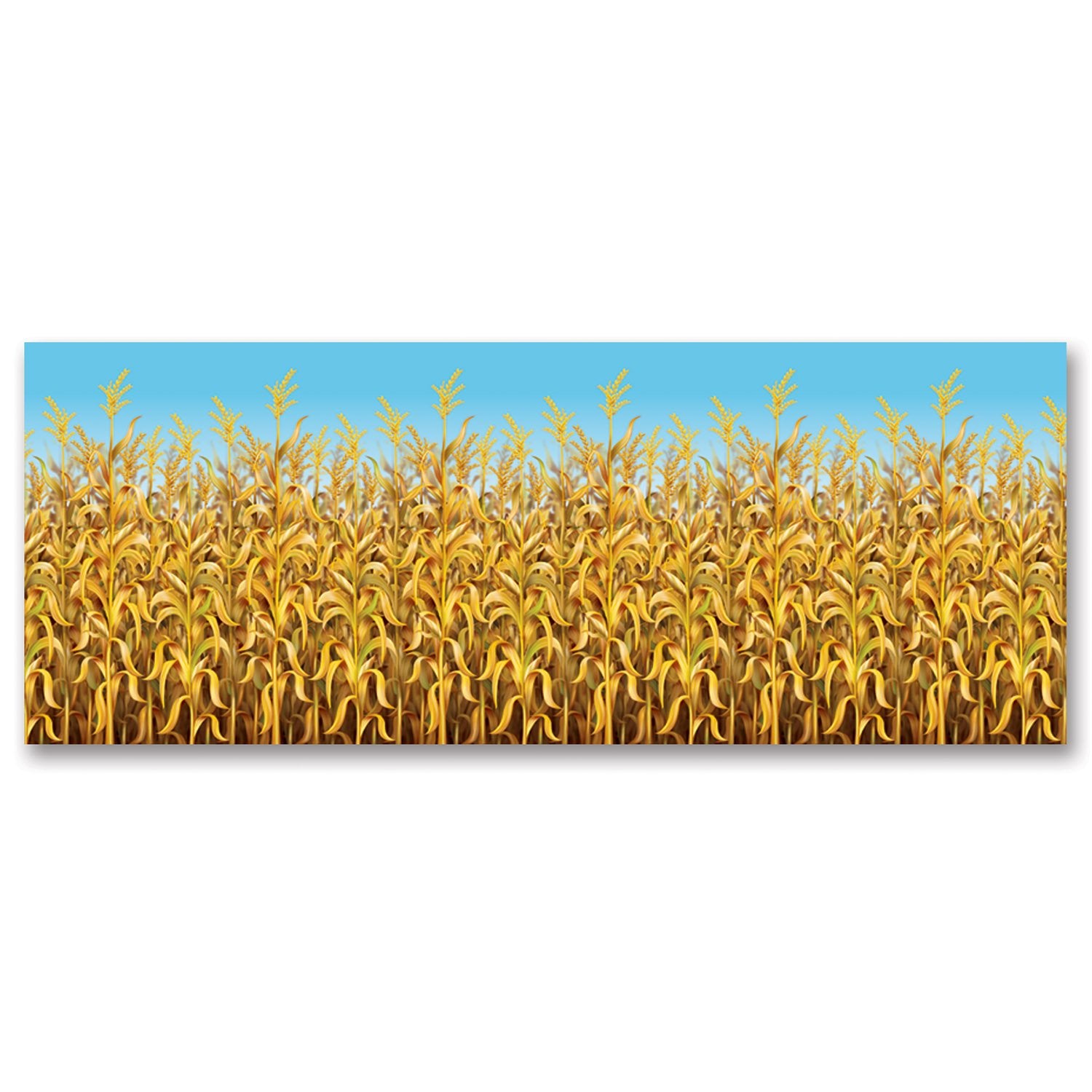 Beistle Decorative Cornstalks Backdrop