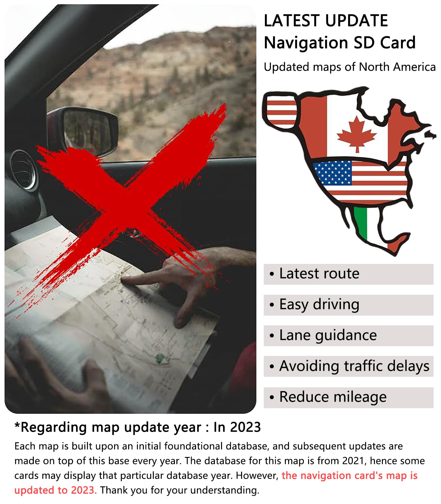 Navigation Sd Card Latest Version Gps Maps Compatible With 2024 Cx 5/Cx 30/3, 2023 2024 Cx 90, Usa/Can/Mex Maps