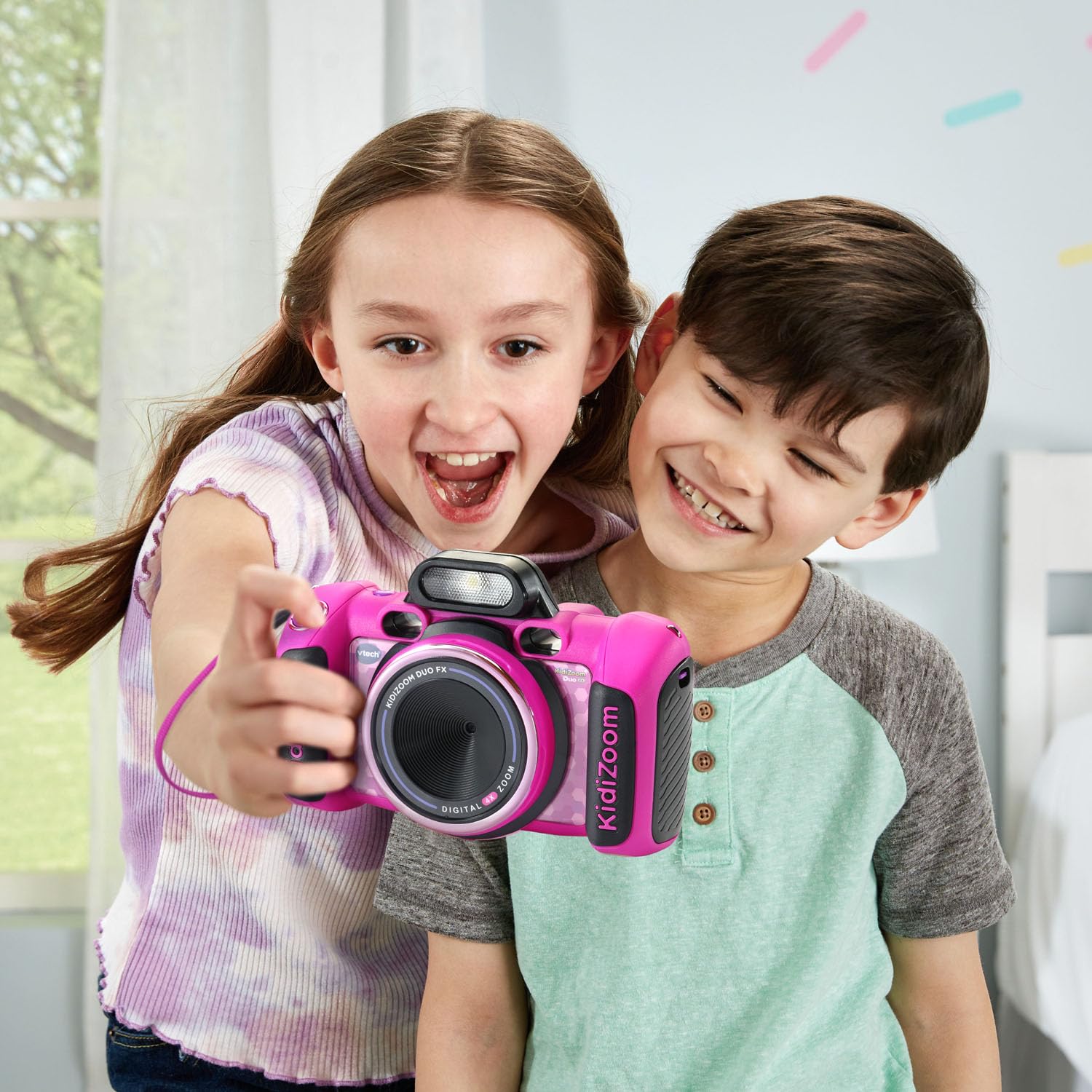 Vtech Kidizoom Duo Camera Fx Kids Digital Dual Cameras, Pink