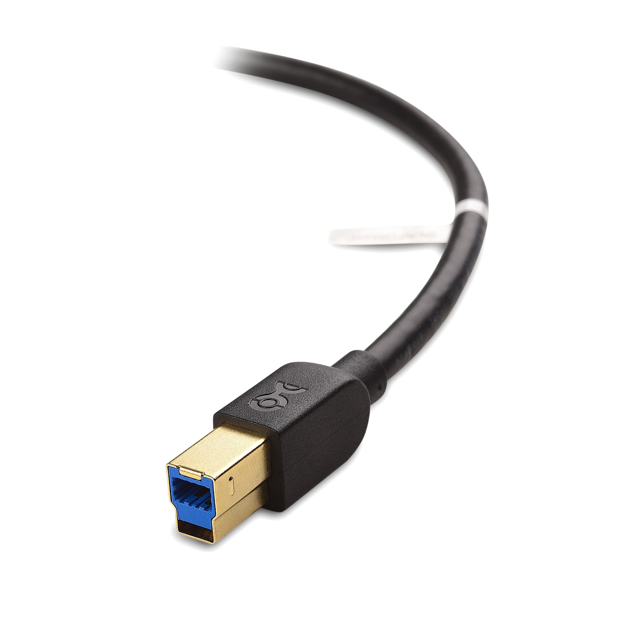 Cable Matters Short USB 3.0 Cable (USB 3 Cable, USB 3.0 A to B Cable) in Black 3 ft
