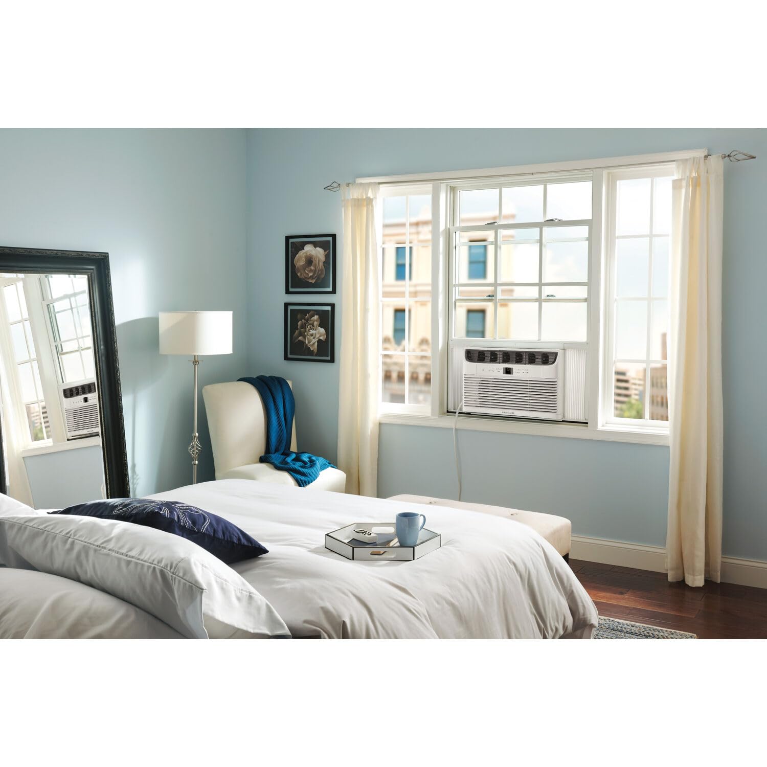 Frigidaire 6,000 Btu Window Air Conditioner And Dehumidifier, 115V, Cools Up To 250 Sq. Ft. For Apartment, Dorm Room, Small/Medi