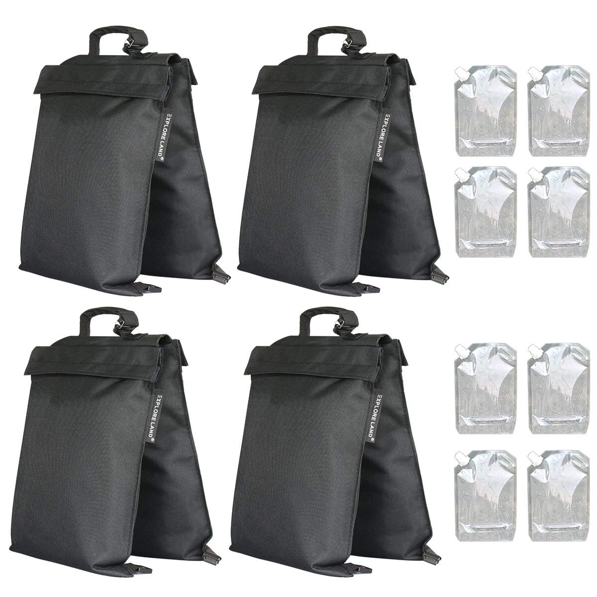 Explore Land 2 In 1 Saddle Weight Bag Universal Filled With Water & Sand