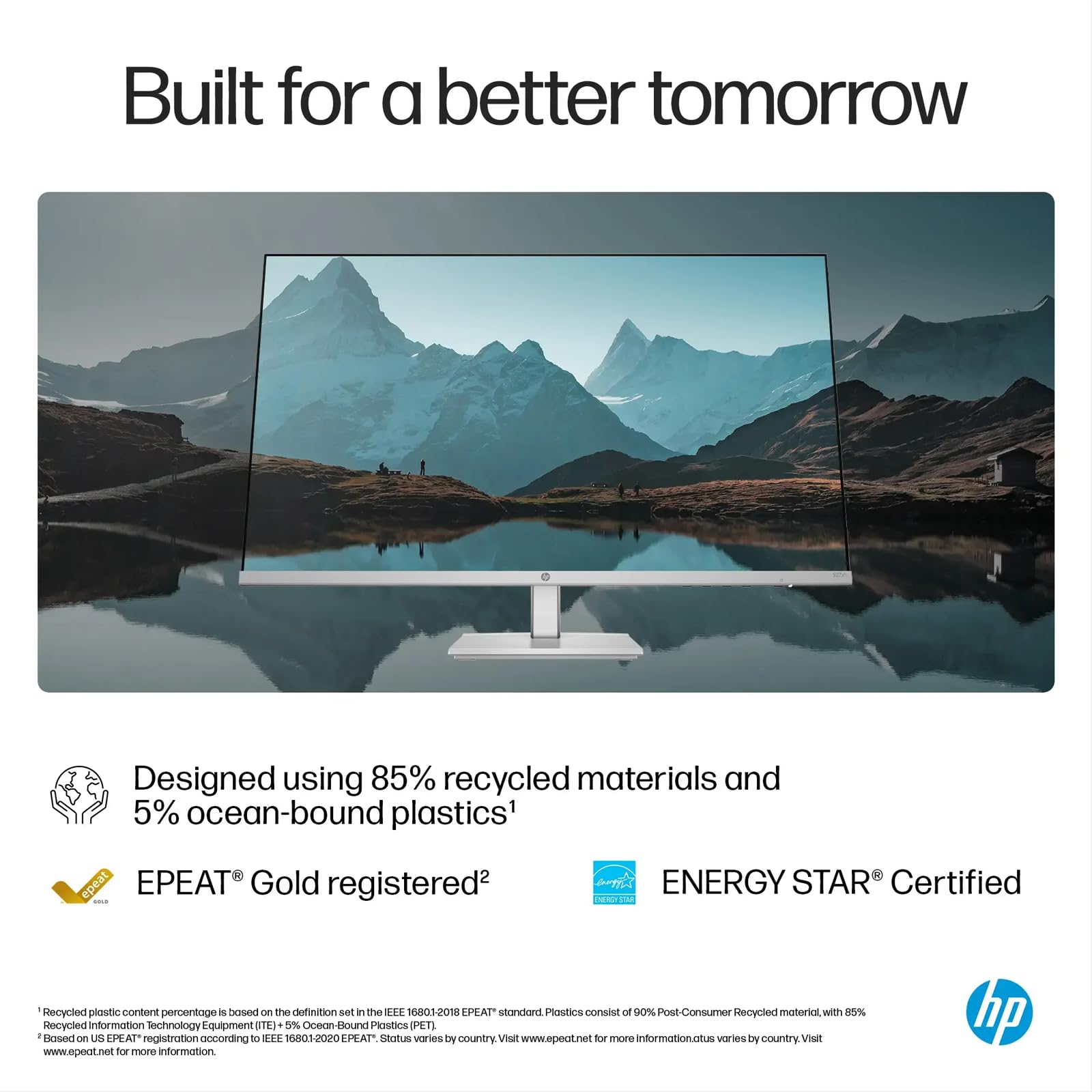 Hp Series 5 527Sh - Height Adjust Monitor 94C50Aa#Aba (Replaces M27H) With Docztorm Dock - 100Hz 300 Nits - 99% Srgb Color Gamut