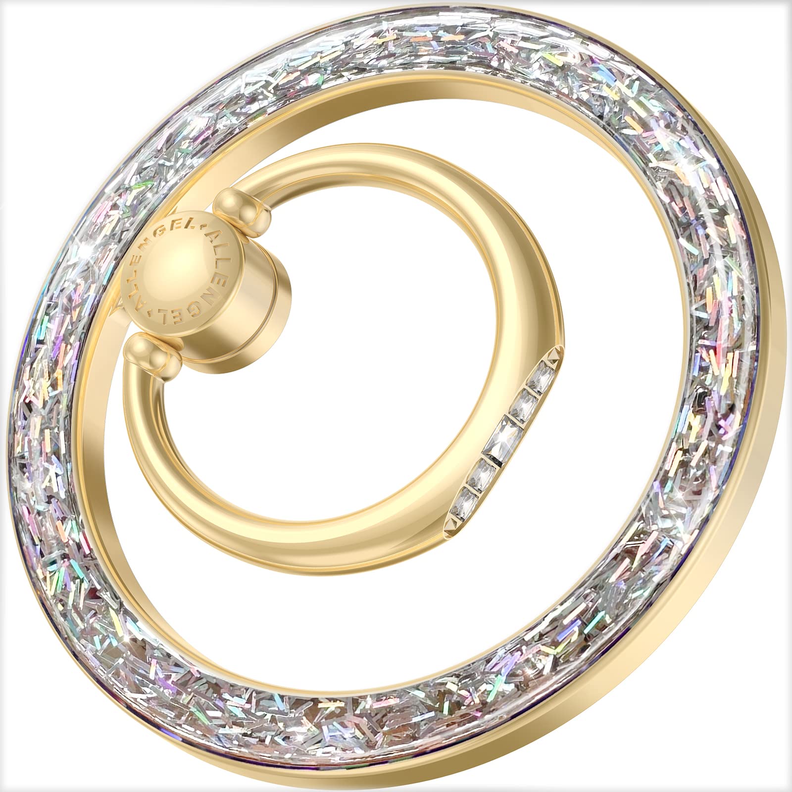 Allengel Compatible With Magsafe Iphone Ring Grip Holder, Magnetic Phone Ring Holder With Finger Ring Kickstand For Iphone 15, 1