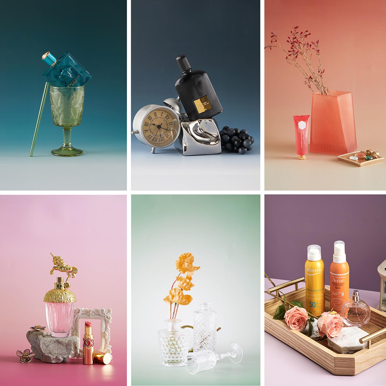 Photography Backdrop Product Photo Background: Small Size Paper Backdrops Kit For Tabletop Food Jewelry Mini Items Pictures Phot