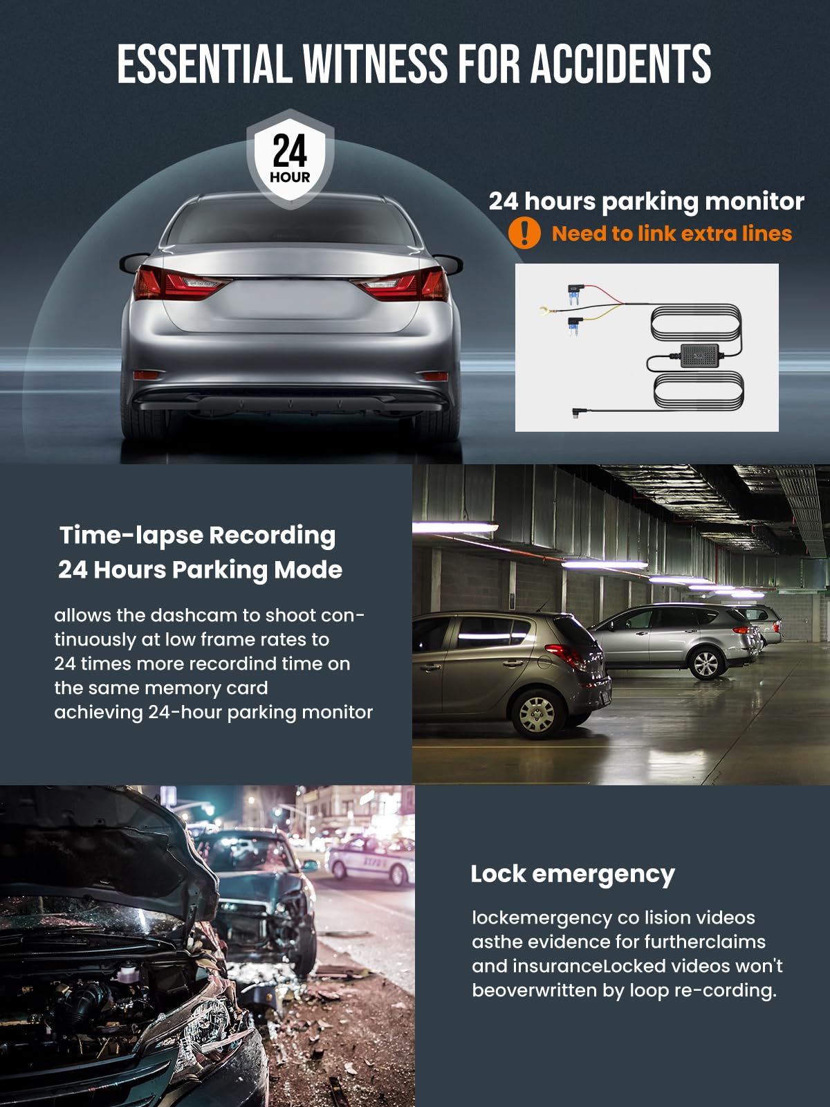 Tvfea Dash Cam Front 1440P,Wi Fi Dash Camera,Dashcam For Cars With 32Gb Sd Card Included,App&Voice Control,Night Vision,170 Angl