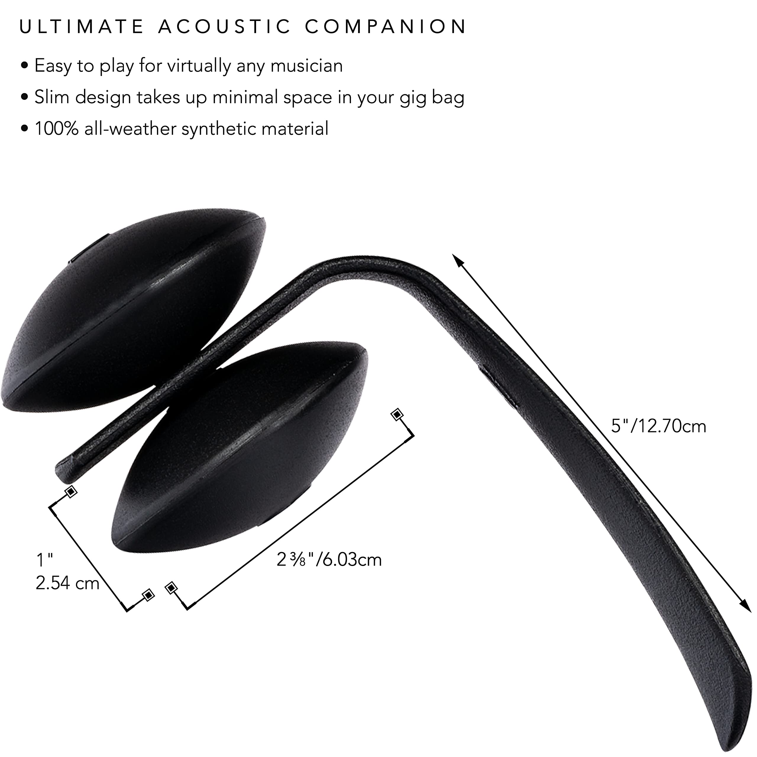 Meinl Percussion Heel Shaker With Shoehorn Design Not Made In China For Cajon, Guitarists, And Singer/Songwriters, 2 Year Warran