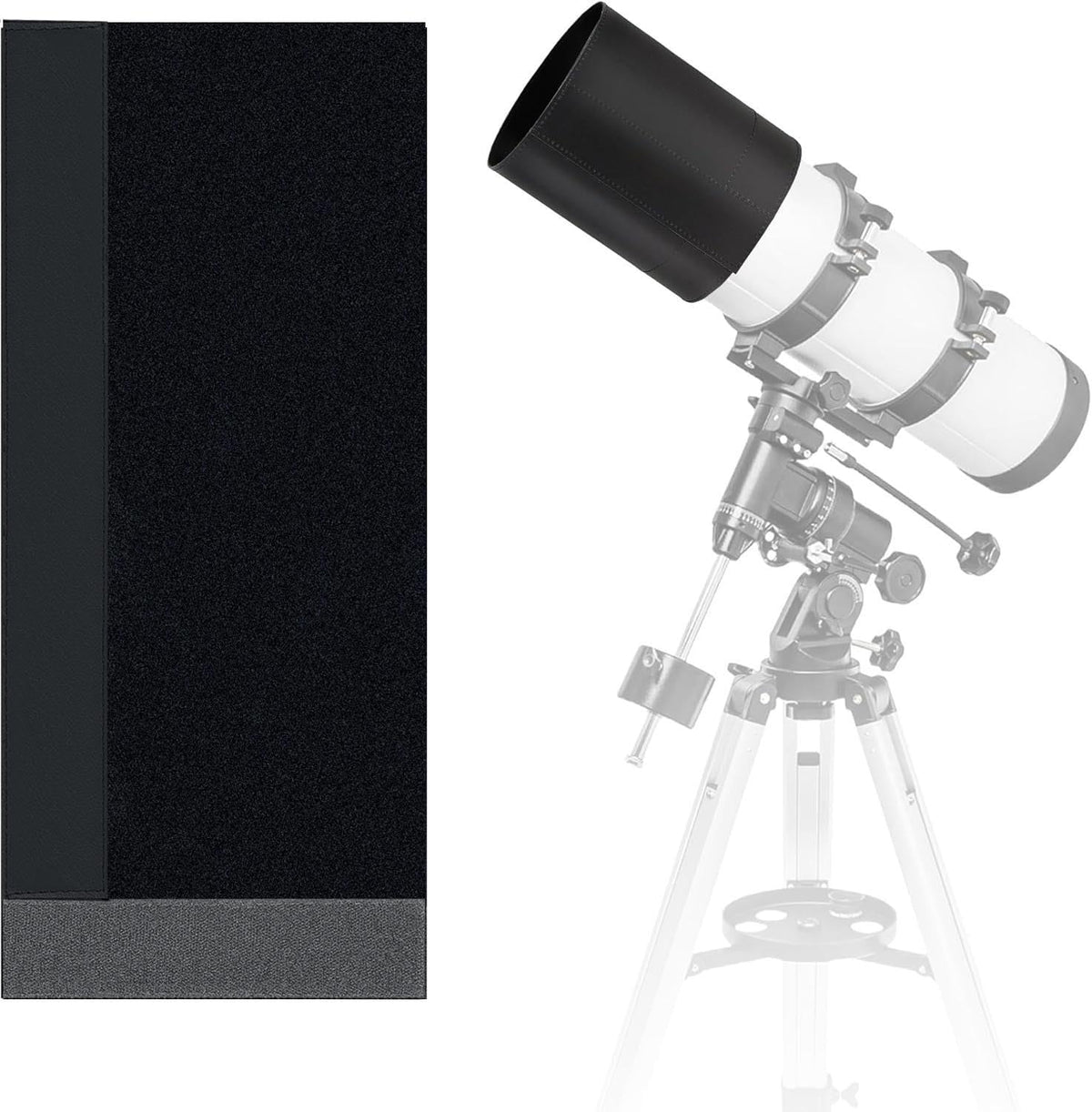 Astromania Flexible Dew Shield For Telescope Front Outer Diameter From 123Mm - 142Mm Diameter - Keep Dew Away And Gives You Clea