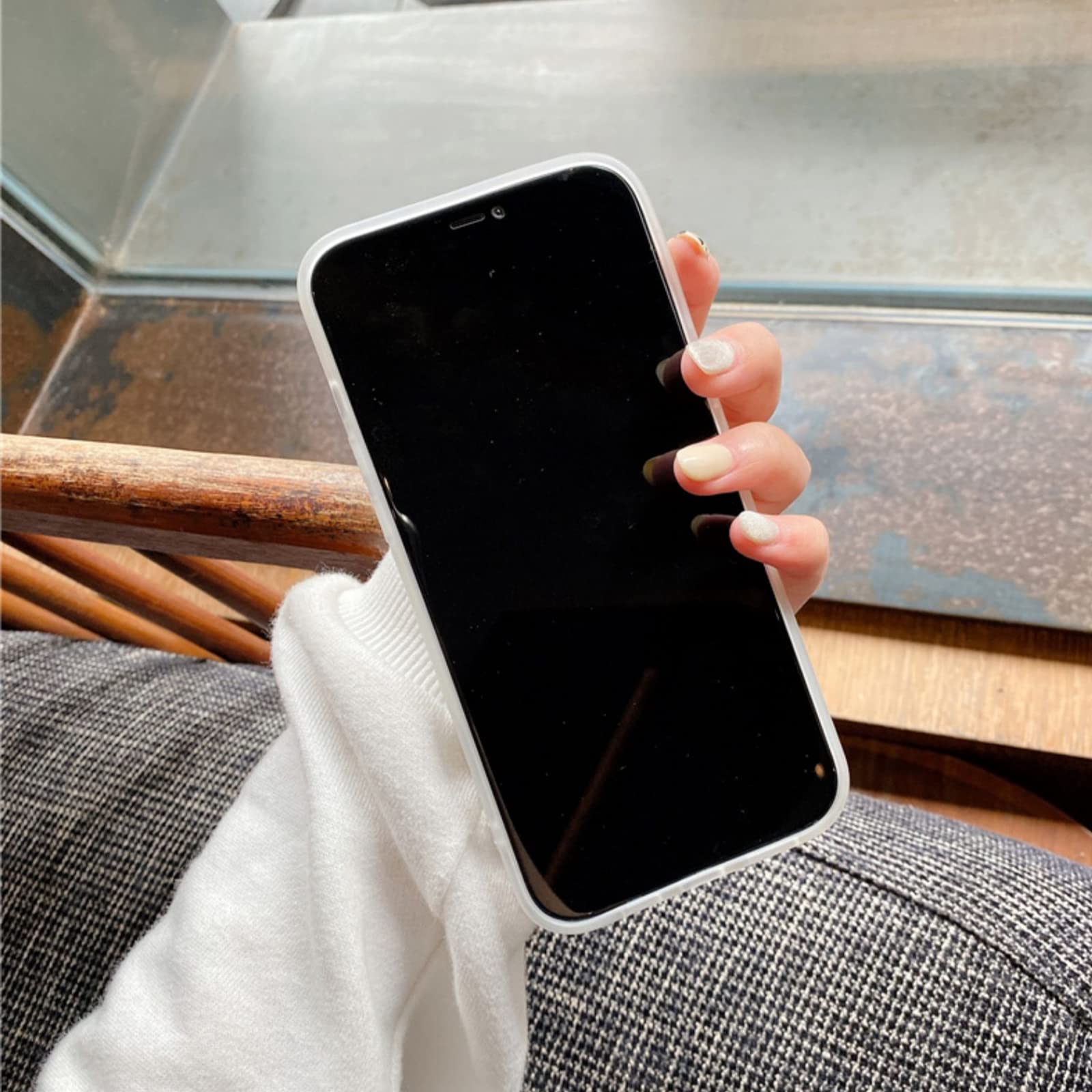 J.West Case For Iphone 13 Pro Case 6.1 Inch,Sparkle Opal Glitter Translucent Clear Soft Tpu Slim Fit Protective Phone Cover Case