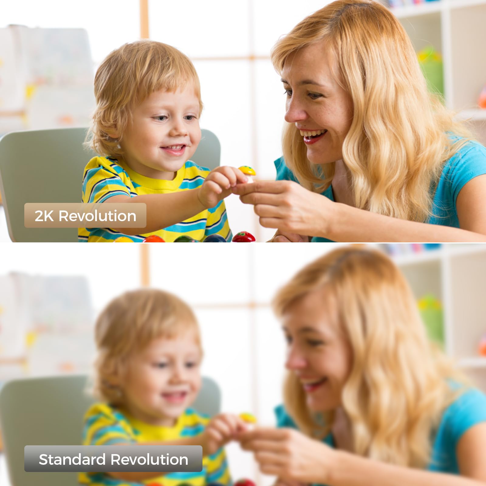 Arpha 2K Security Indoor Camera With App, Wifi Home Camera Sound Detection Pir Motion Detection, Night Vision 130 2-Way Talk,Eas