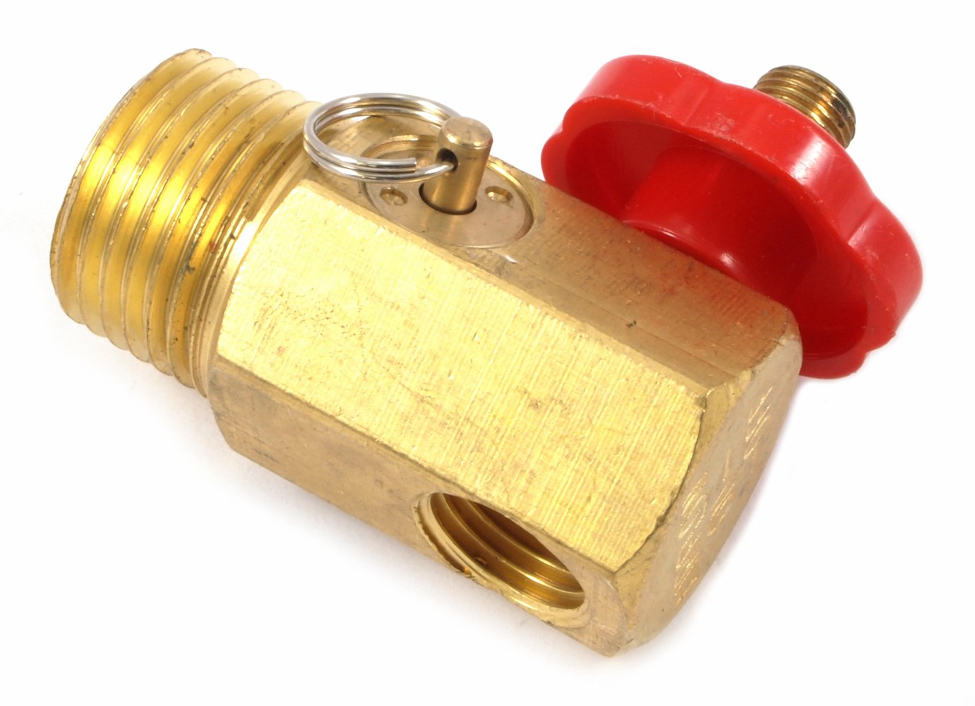 Forney 75550 Tank Manifold For Portable Air Tanks, 1/2 Inch Male Npt Inlet, 1/4 Inch Female Npt Outlet