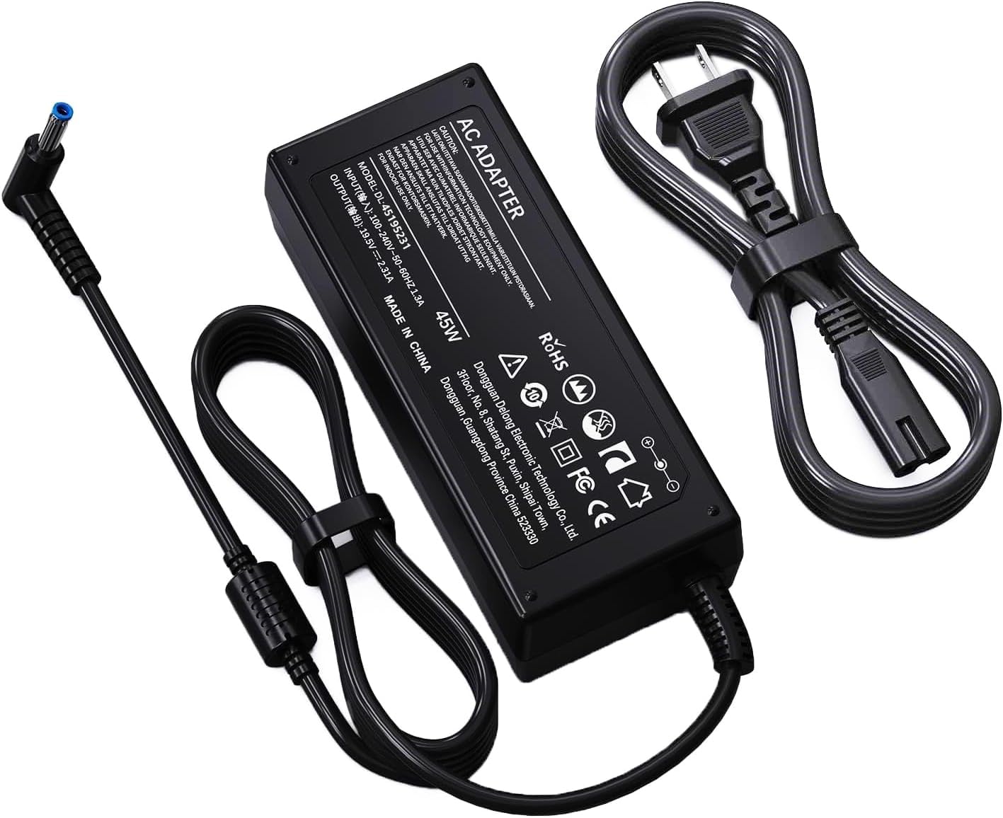 45 Watt Laptop Charger For Hp Charging Power Cord 213349 109 R 41013323 Hp Is 13252 Model 15 15 Ba009Dx Spectre Pavilion Stream