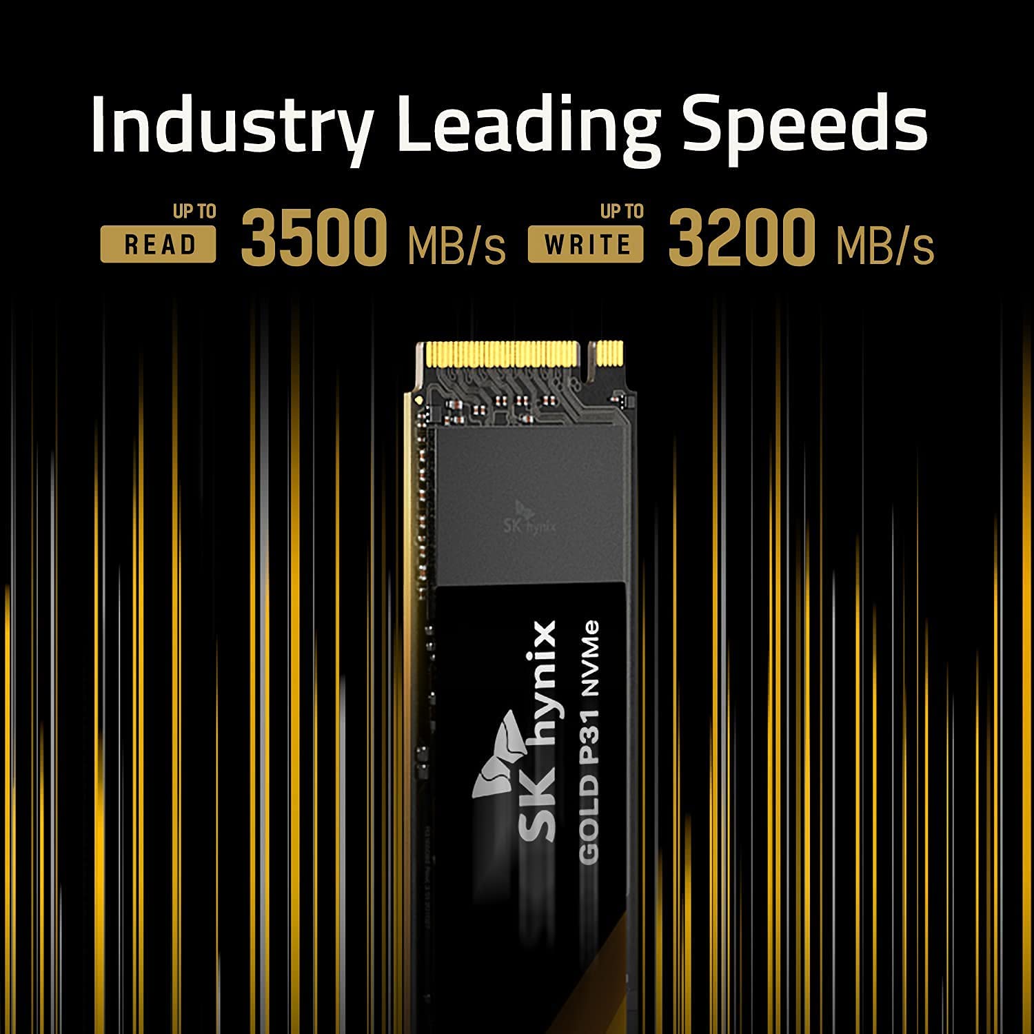 Sk Hynix Gold P31 500Gb Pcie Nvme Gen3 M.2 2280 Internal Ssd, Up To 3500Mb/S, Compact M.2 Ssd Form Factor Ssd, Internal Solid St